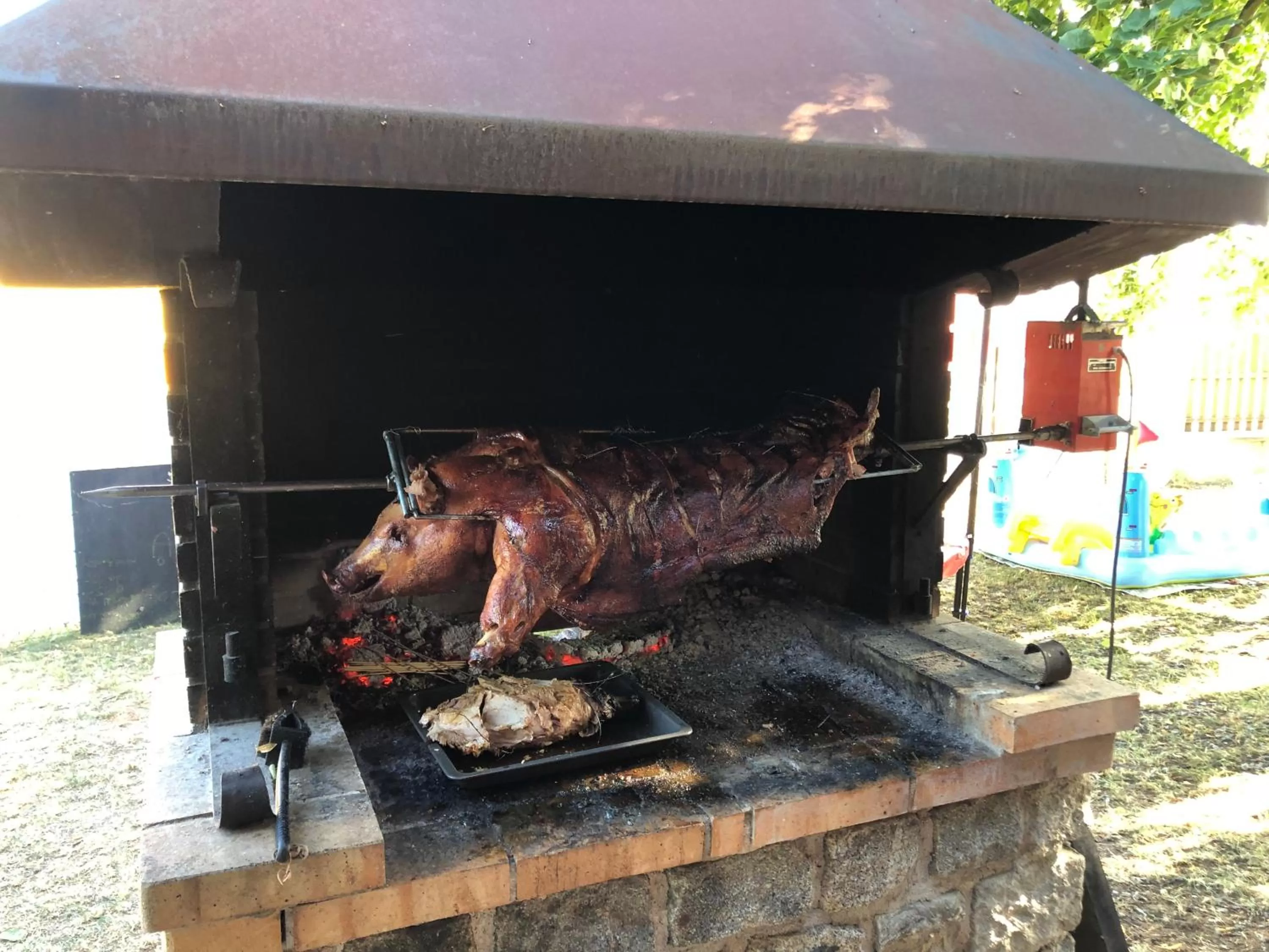 BBQ facilities in Hotel Trilobit