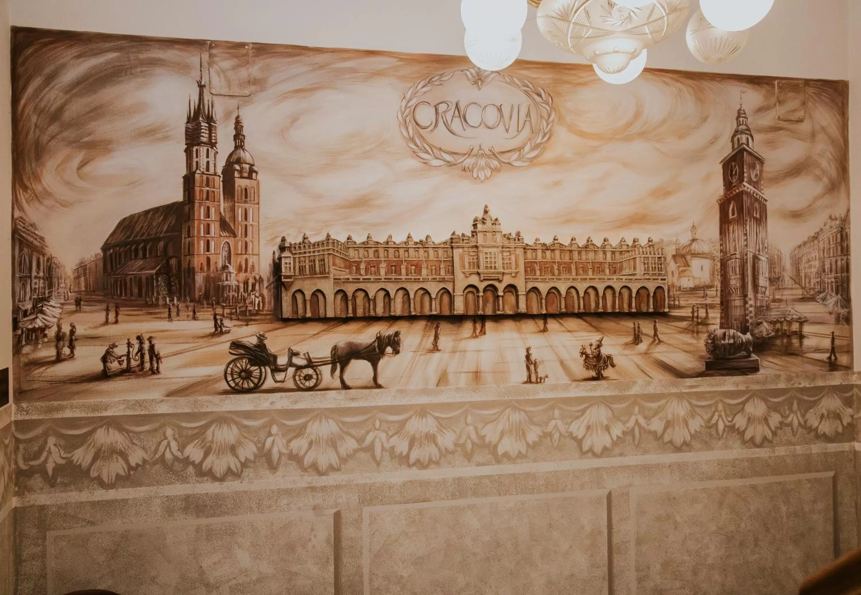 Decorative detail in Aparthotel Grodzka 21