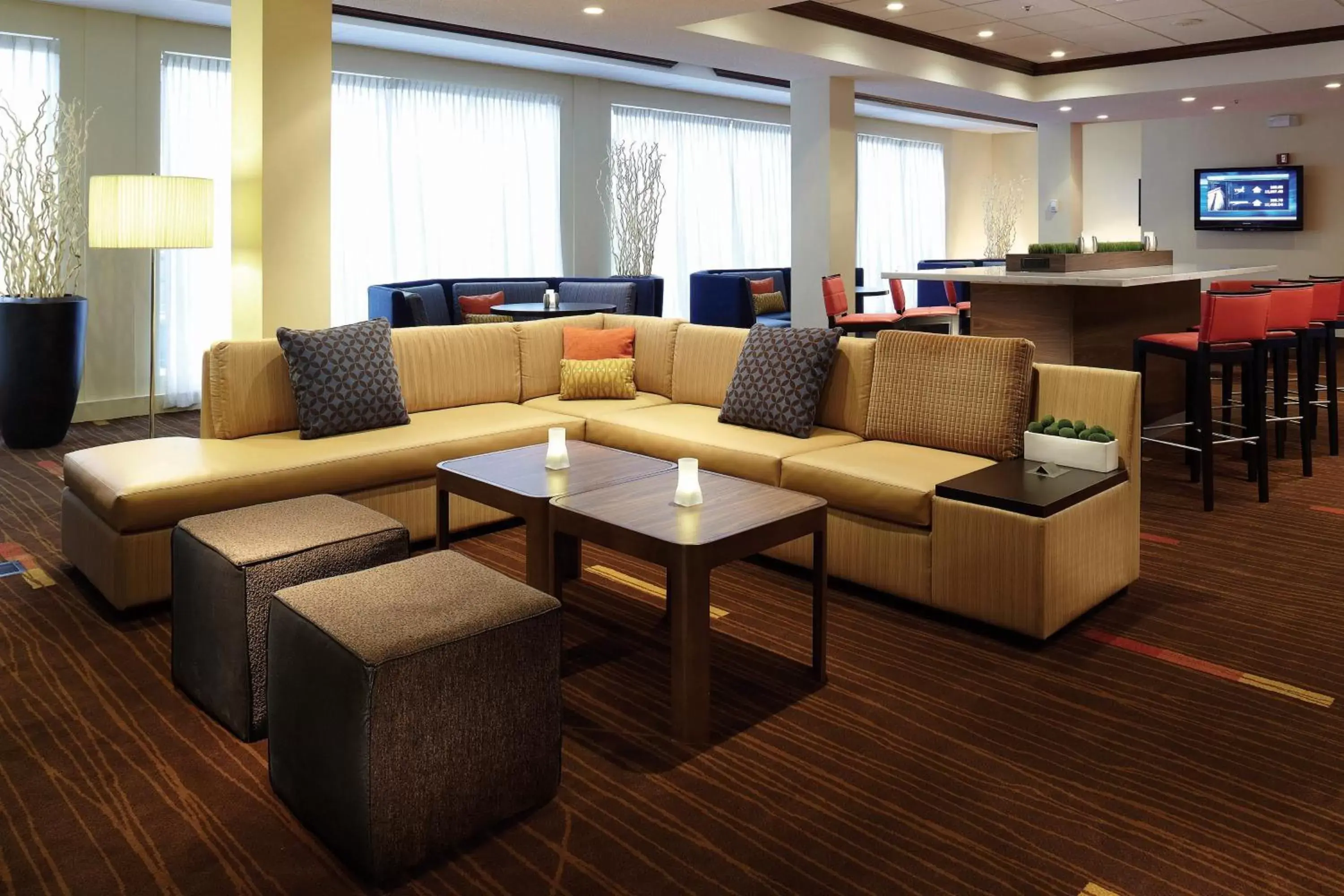 Restaurant/places to eat, Lounge/Bar in Courtyard by Marriott Ottawa Downtown