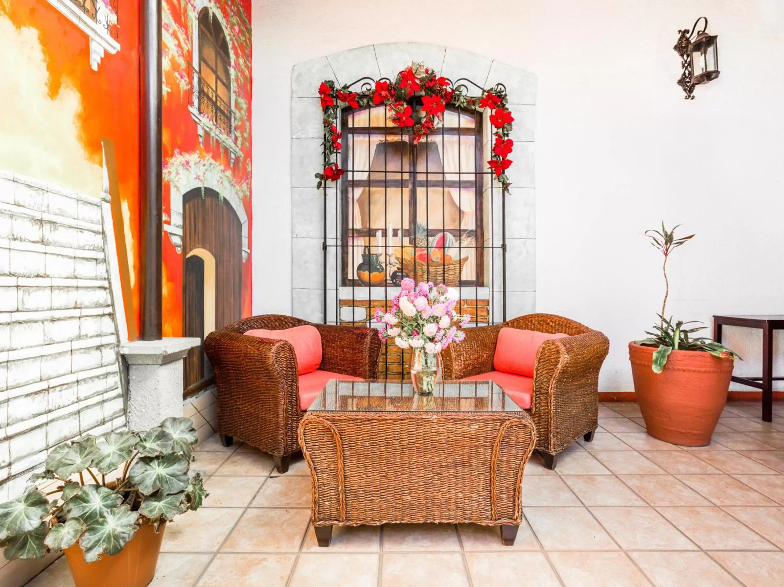 Seating area in Hotel El Nito Posada