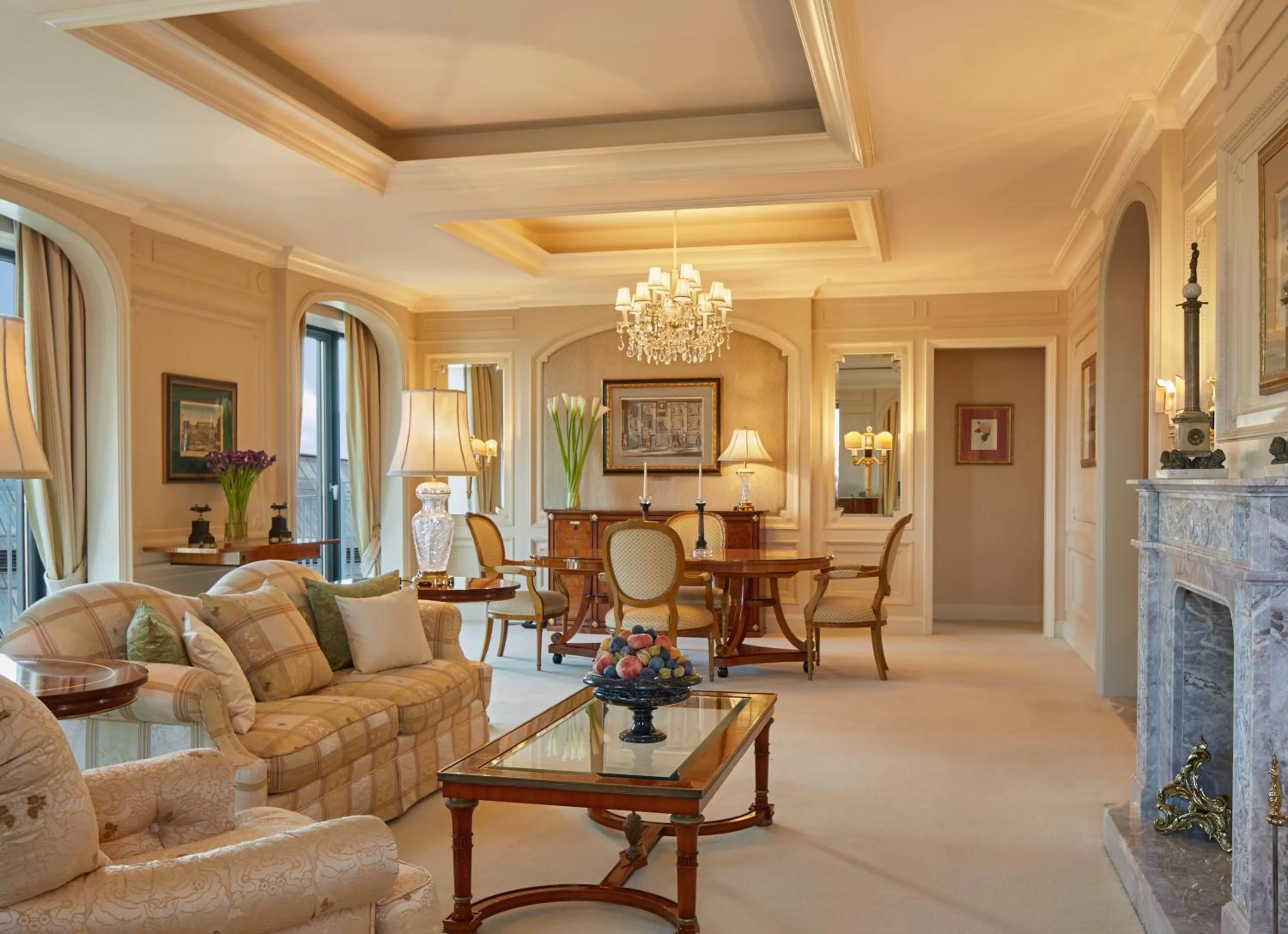 Living room in Regent Berlin by IHG