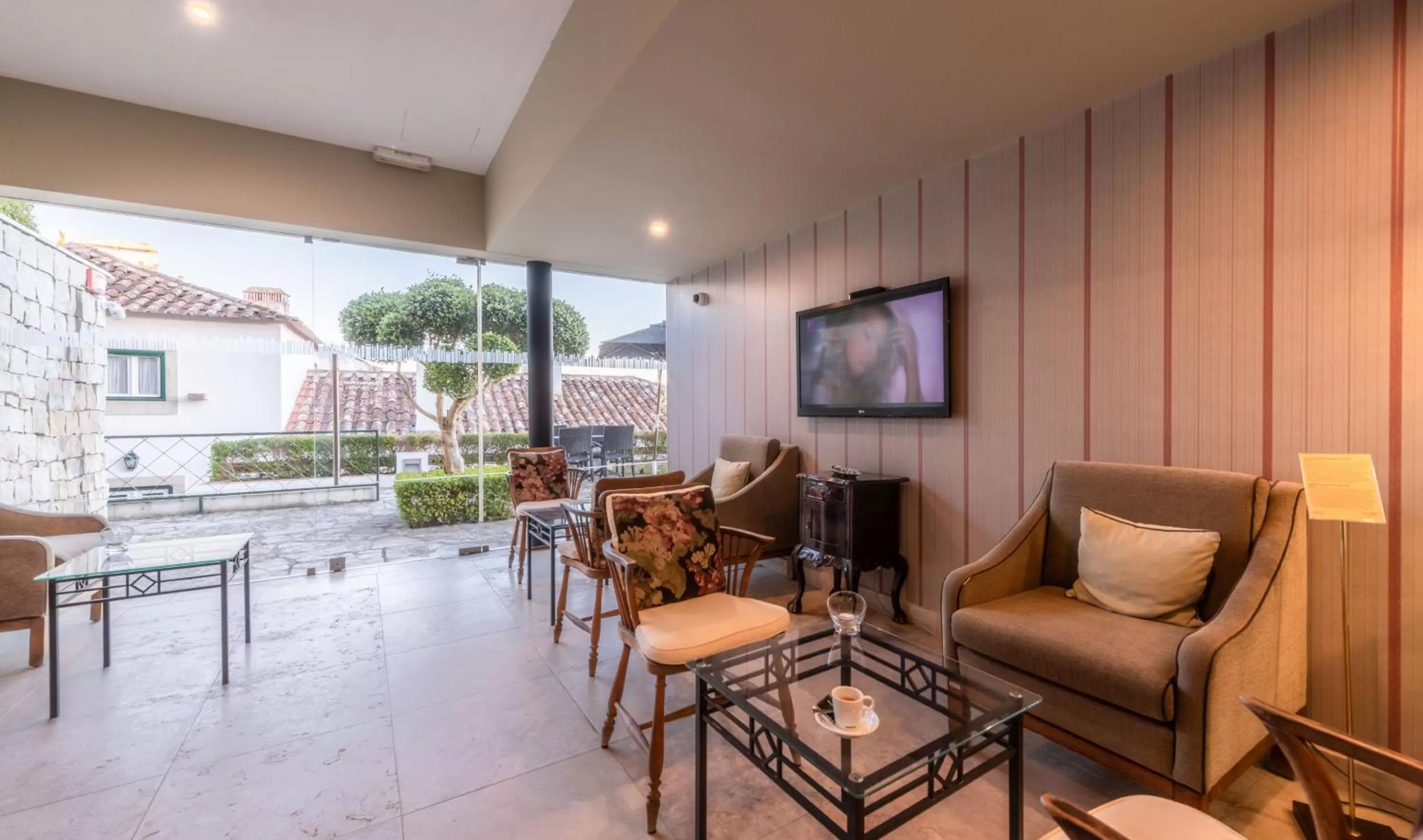 Living room in Pousada Castelo de Obidos