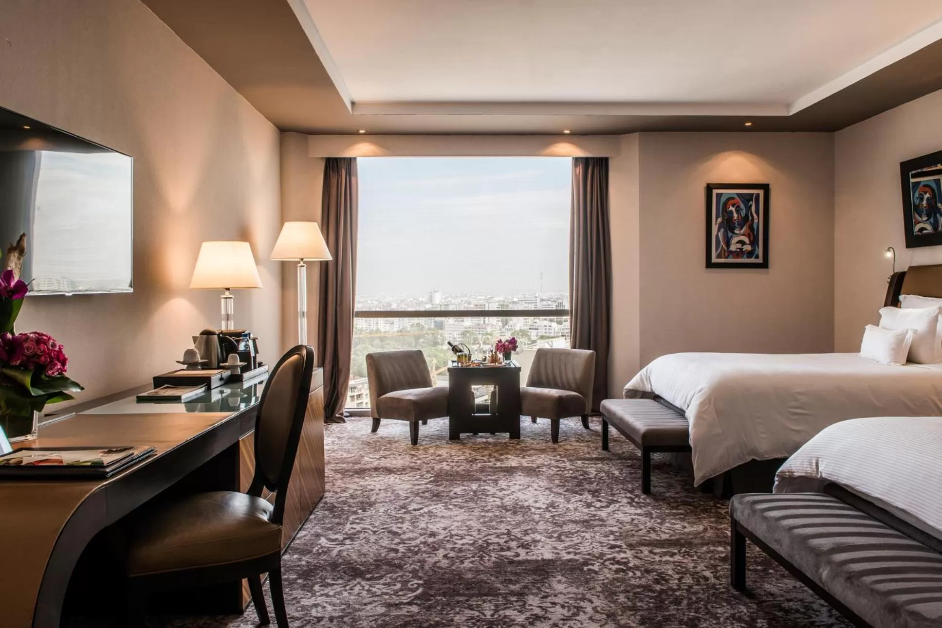 View (from property/room), Bed in Kenzi Tower Hotel