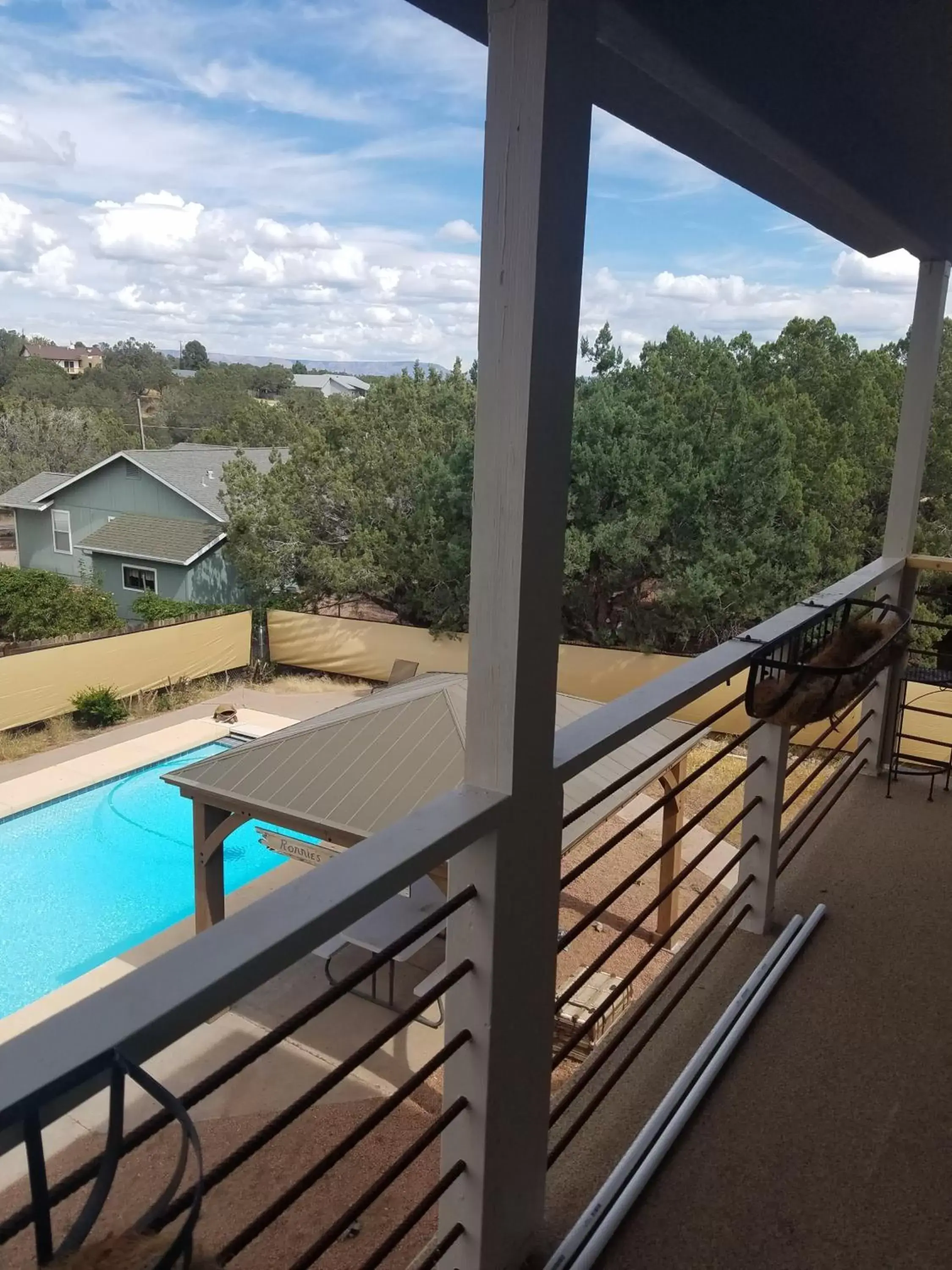 Balcony/Terrace, Pool View in Ronnie's Resort