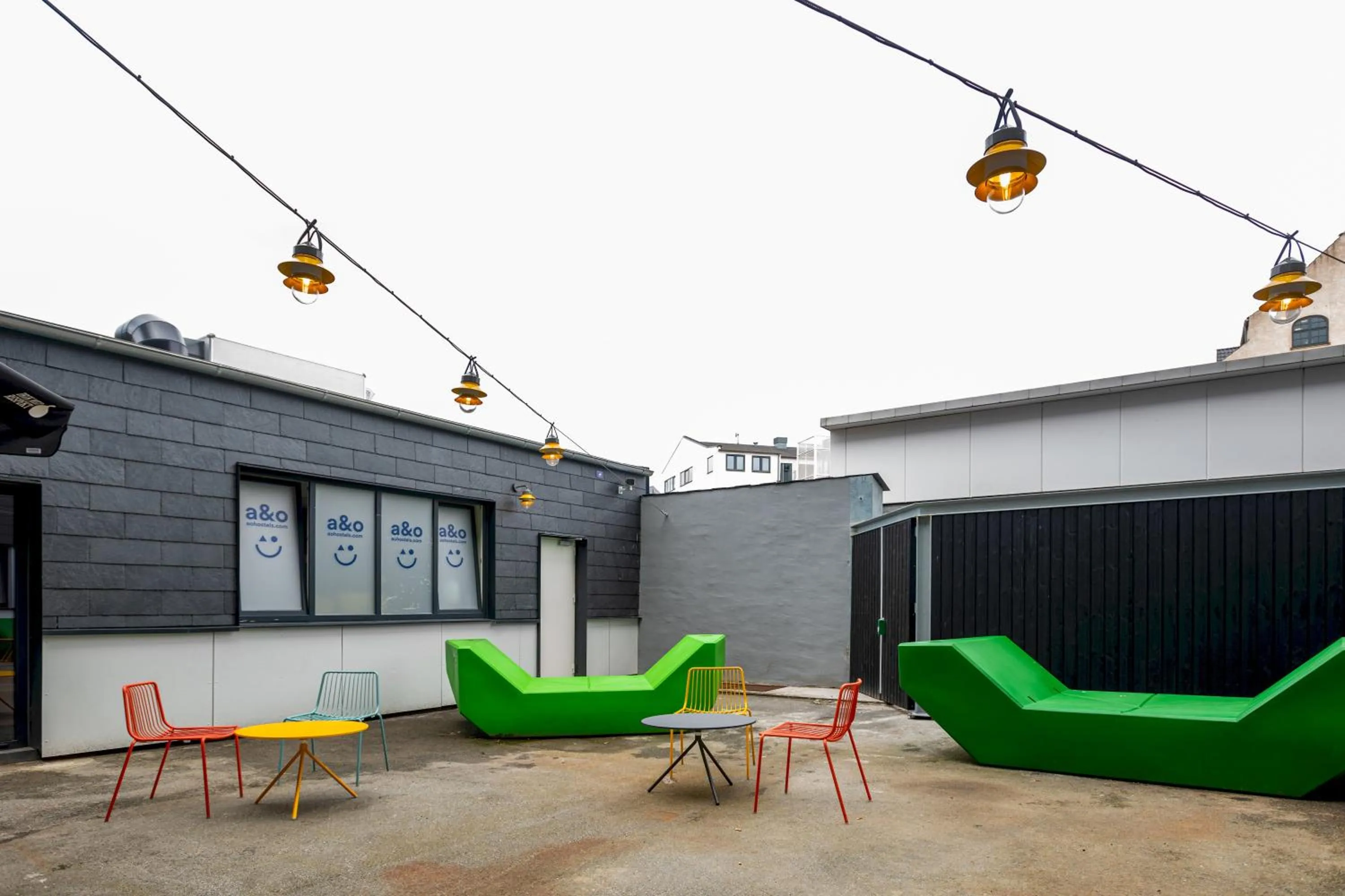 Balcony/Terrace in a&o Copenhagen Sydhavn