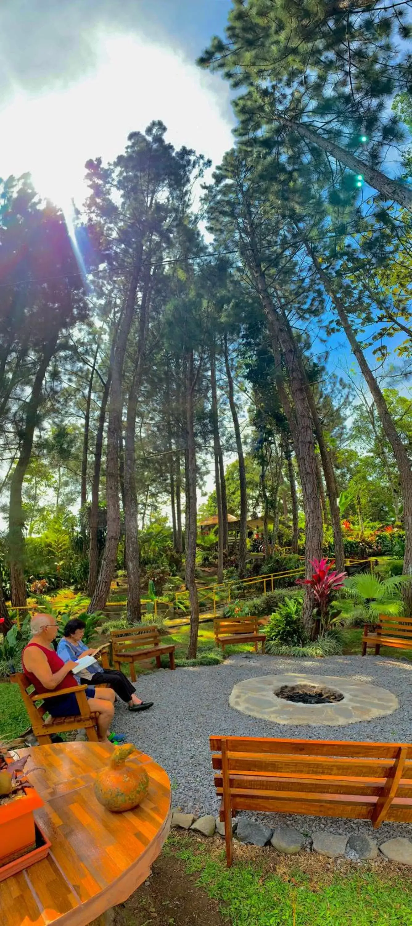 Garden in Vista Turrialba Lodge