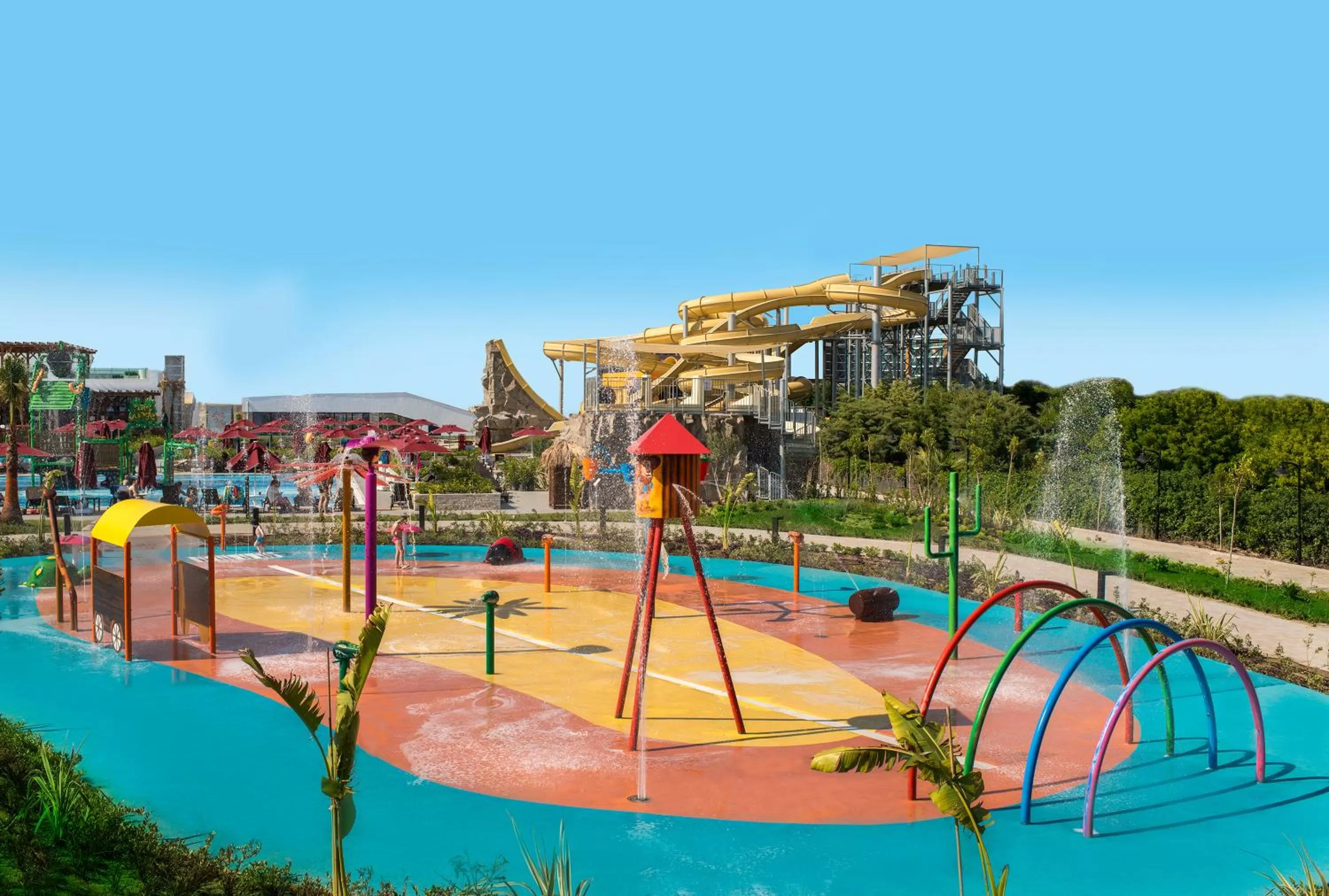 Aqua park in Aska Lara Resort & Spa Hotel