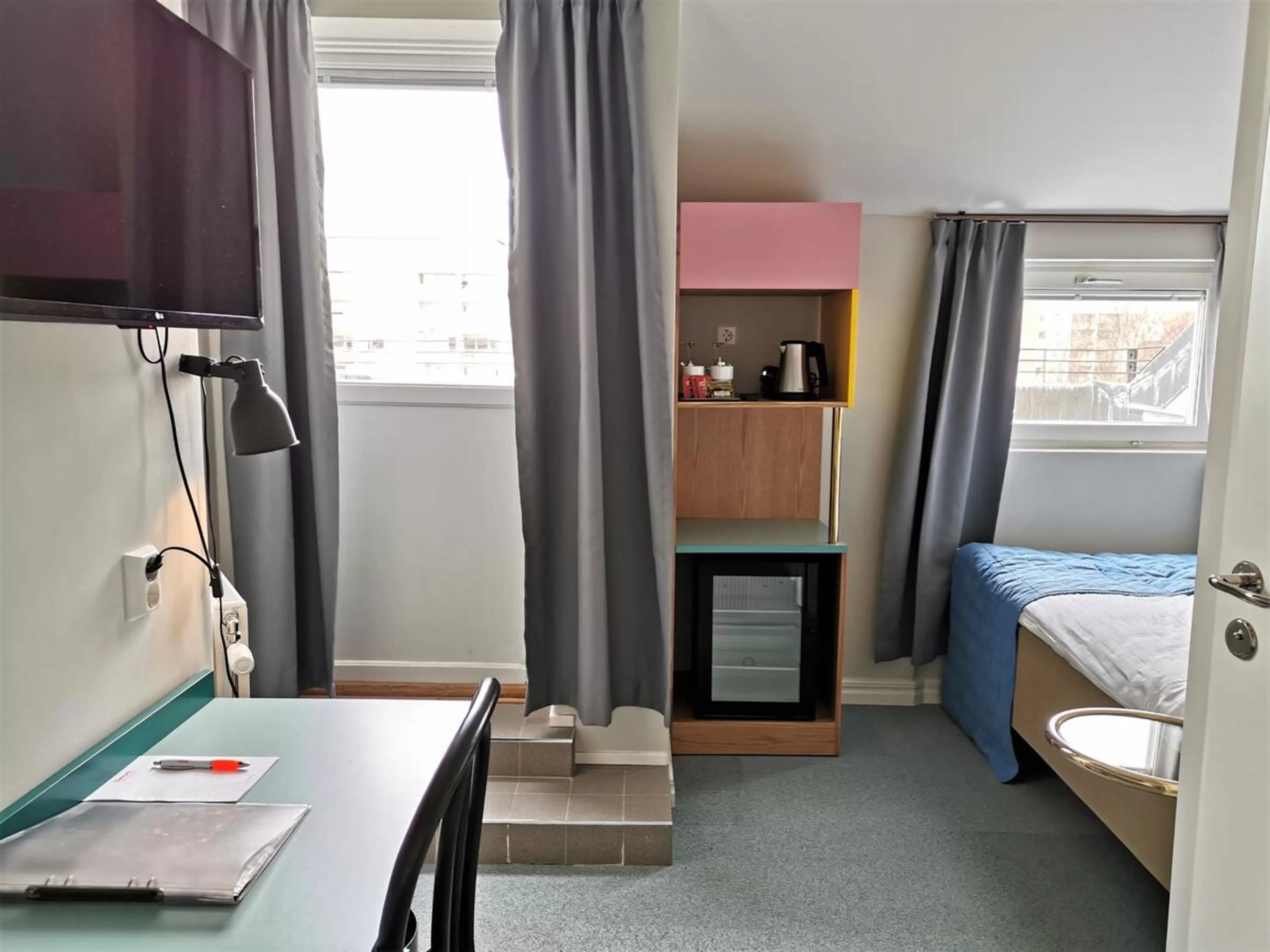 Balcony/Terrace, Bed in 2Home Hotel Gävle