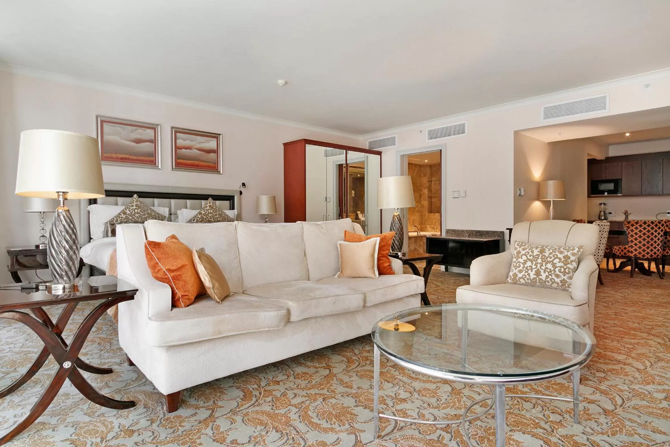 Living room, Seating Area in Taj Executive Suites, Private Residence