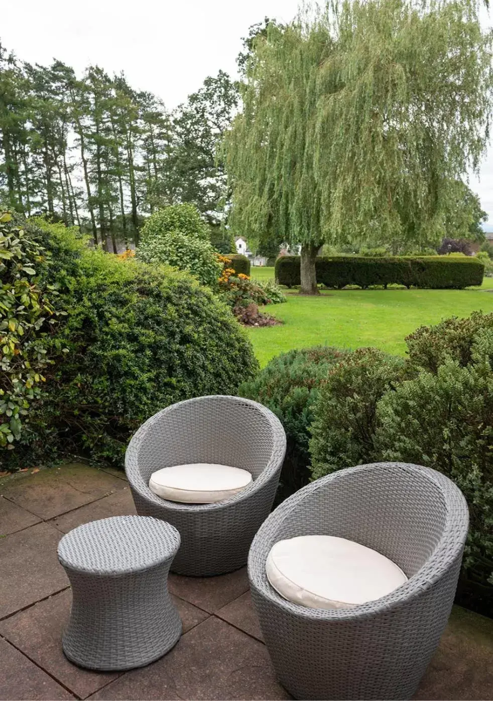 Garden view in Gretna Hall Hotel