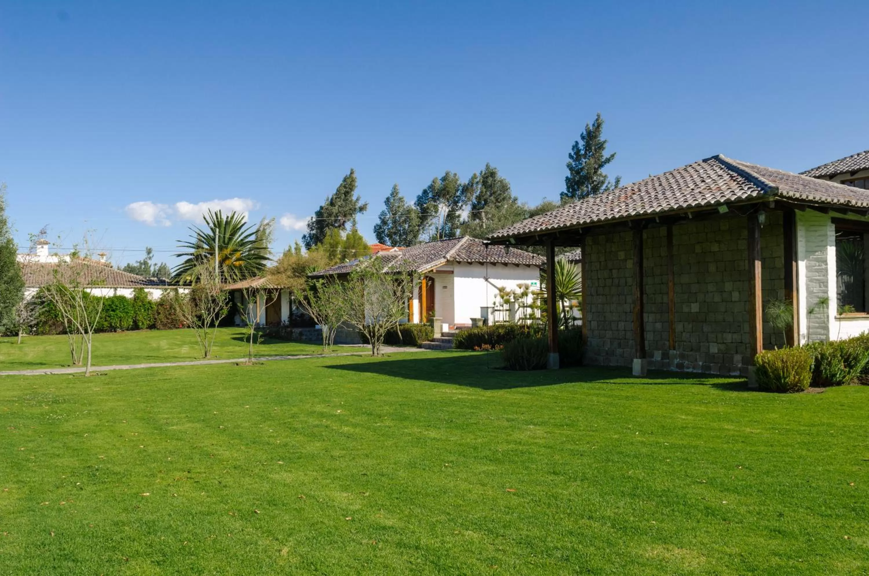 Garden in Hotel Hacienda Abraspungo