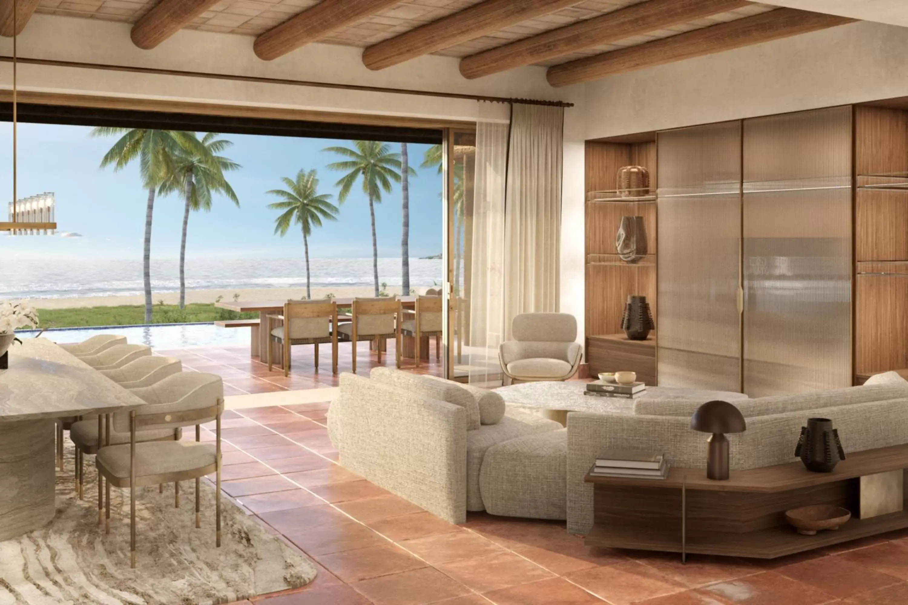 Living room, Seating Area in The St. Regis Punta Mita Resort