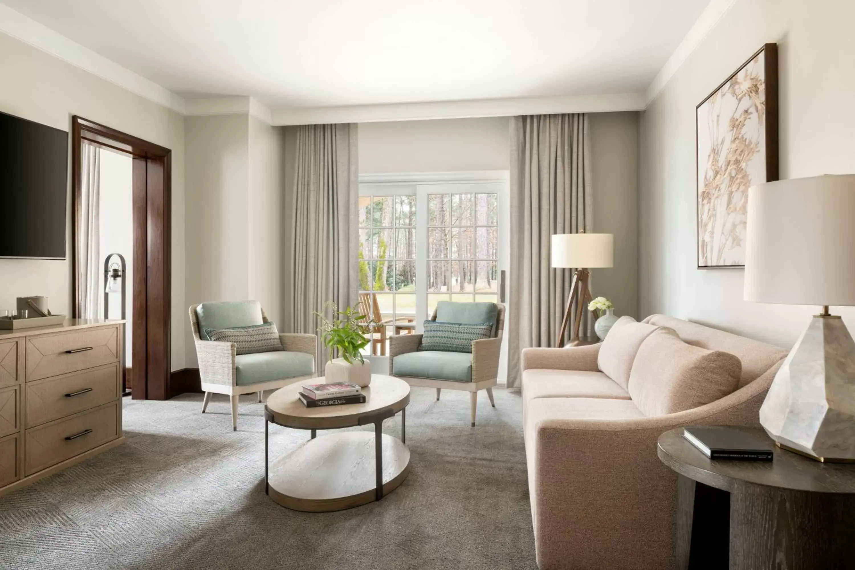 Living room, Seating Area in The Ritz-Carlton Reynolds, Lake Oconee