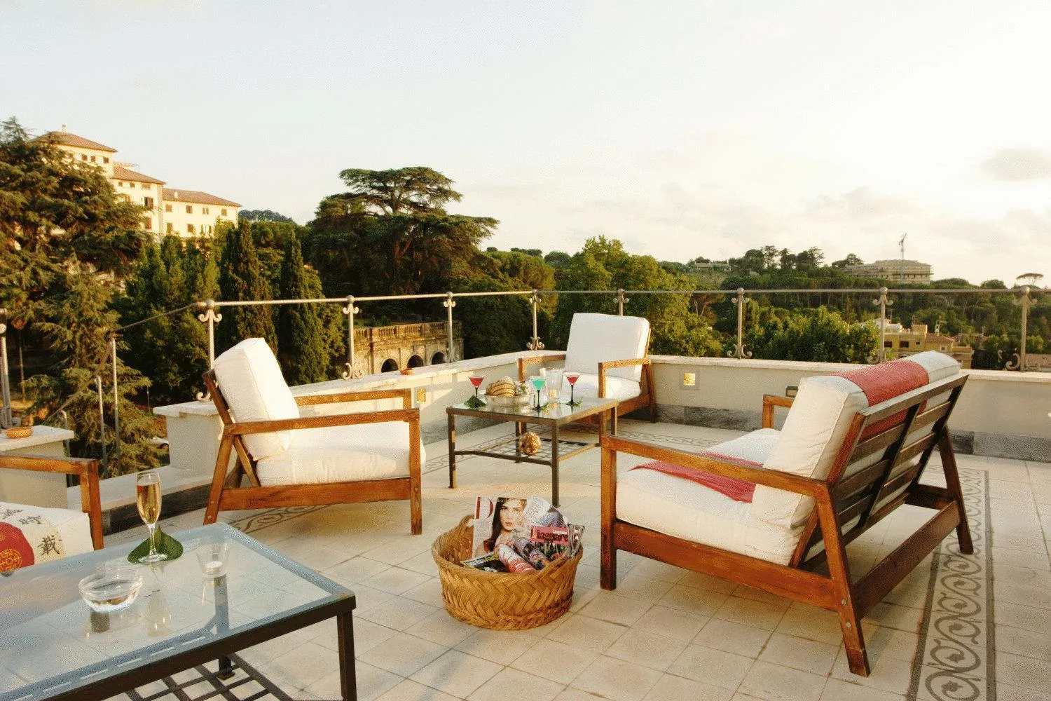 Balcony/Terrace in Hotel Flora