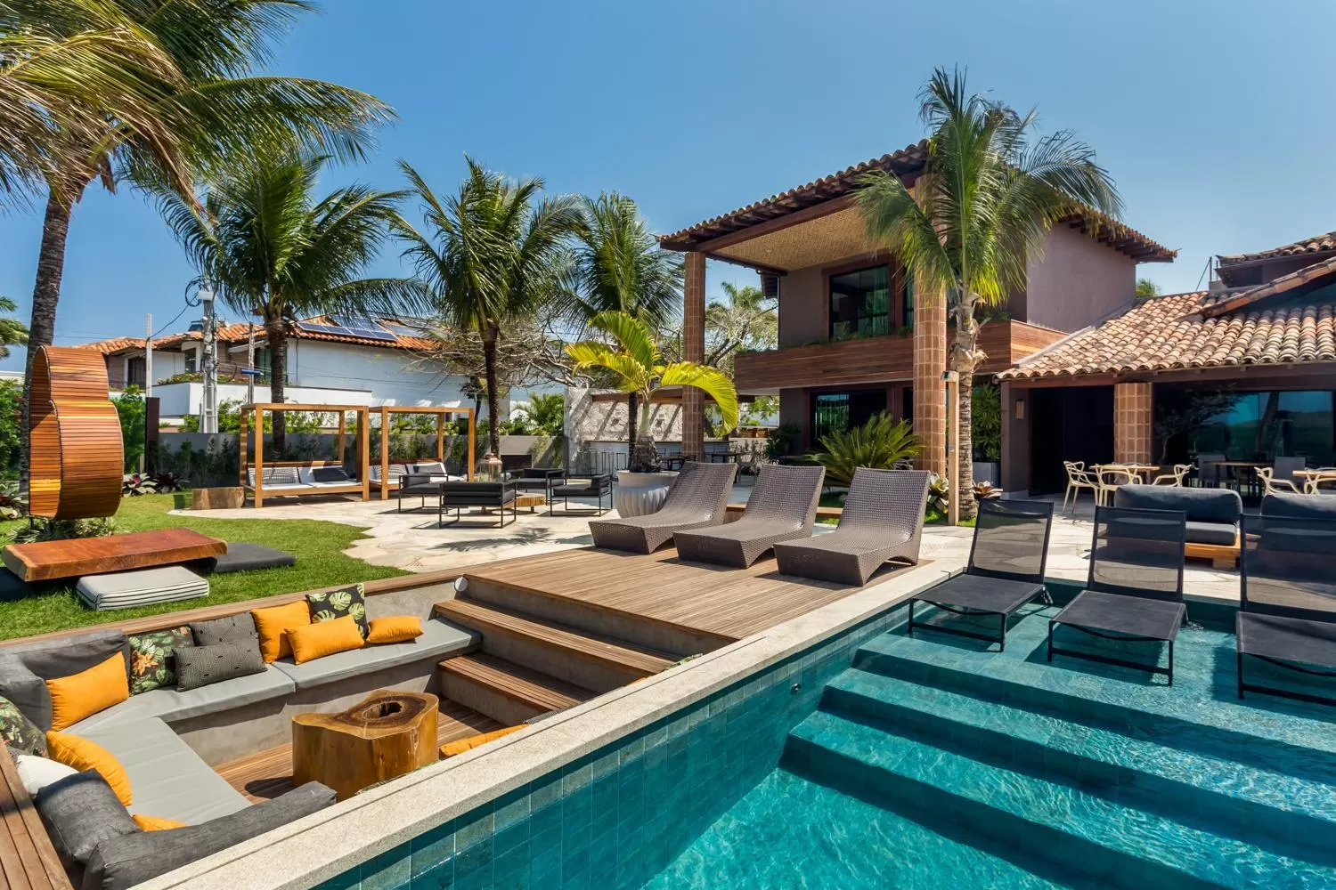 Swimming pool in Bravo Pousada Design