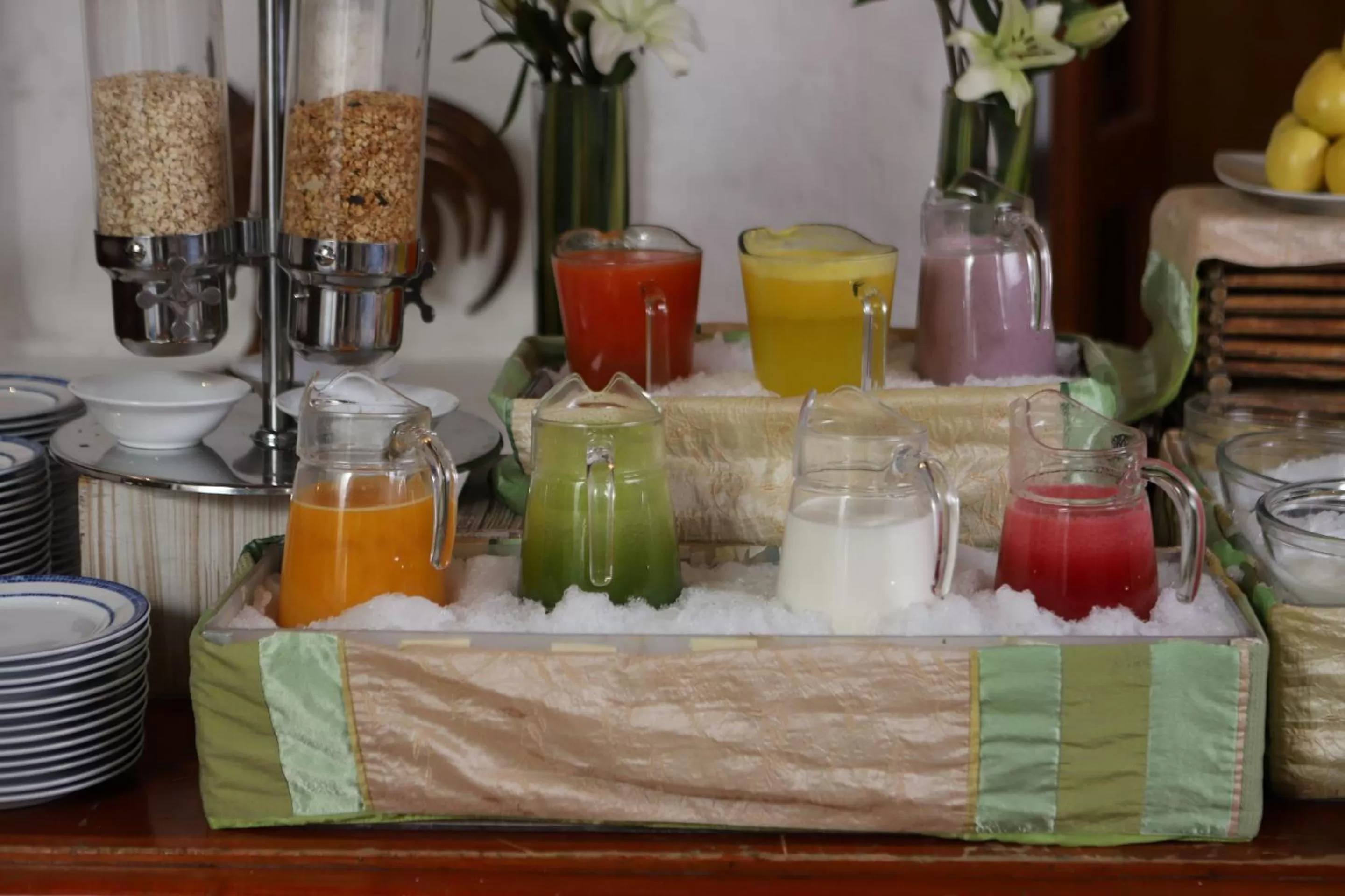 Buffet breakfast in Quinta Real Oaxaca