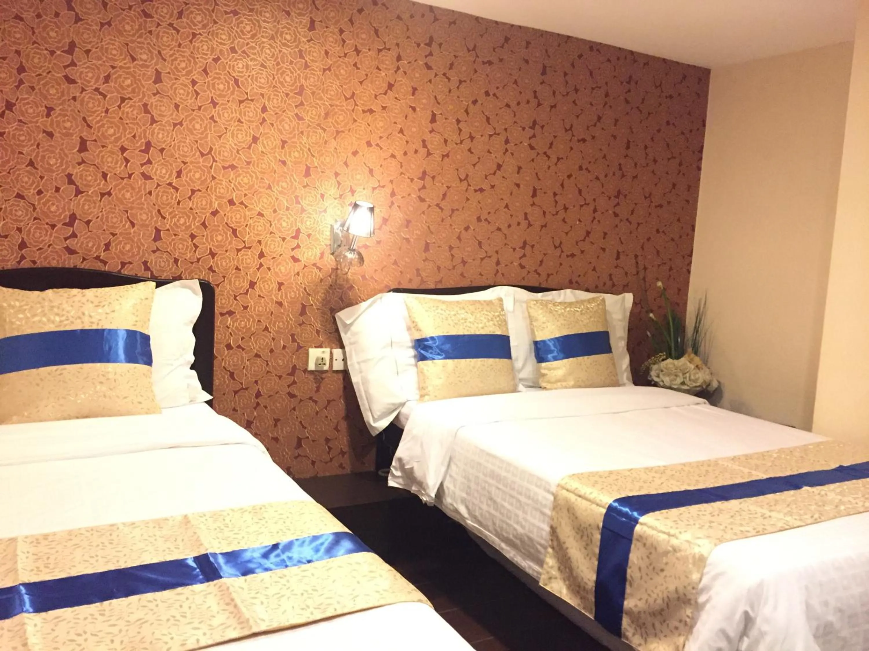 Bed in California Hotel