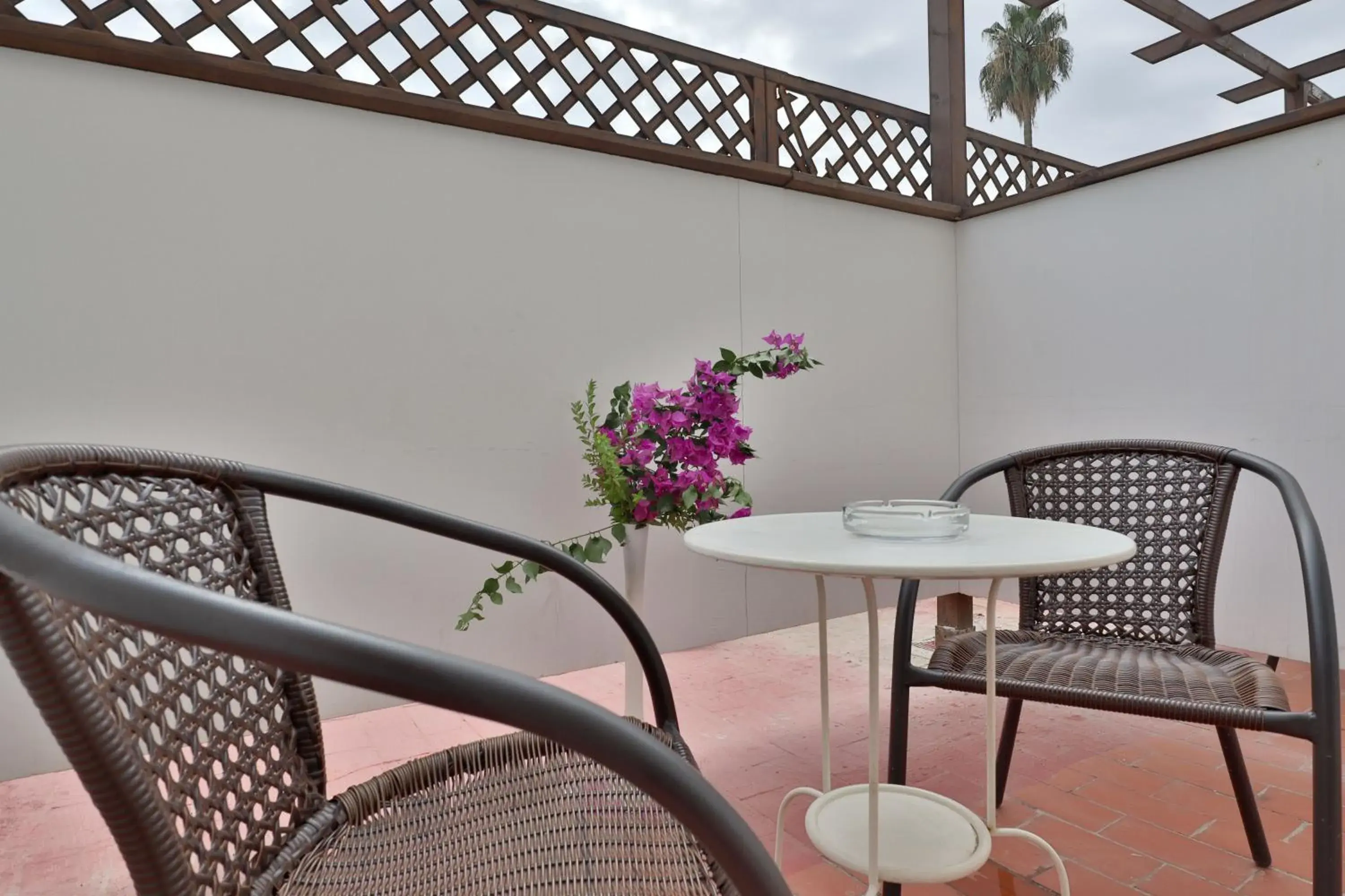 Balcony/Terrace, Seating Area in Hotel Oasis
