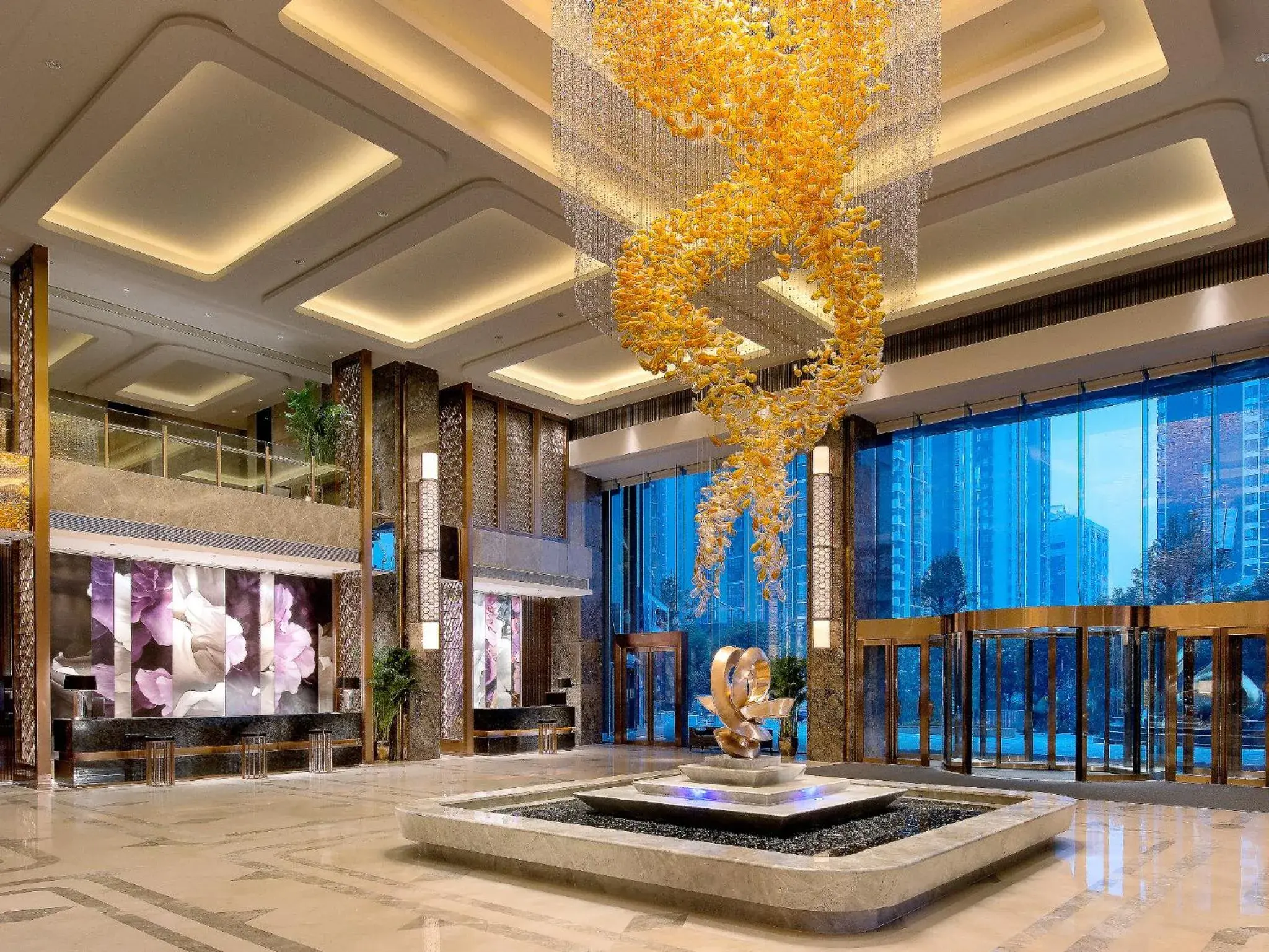 Lobby or reception in Kempinski Hotel Changsha