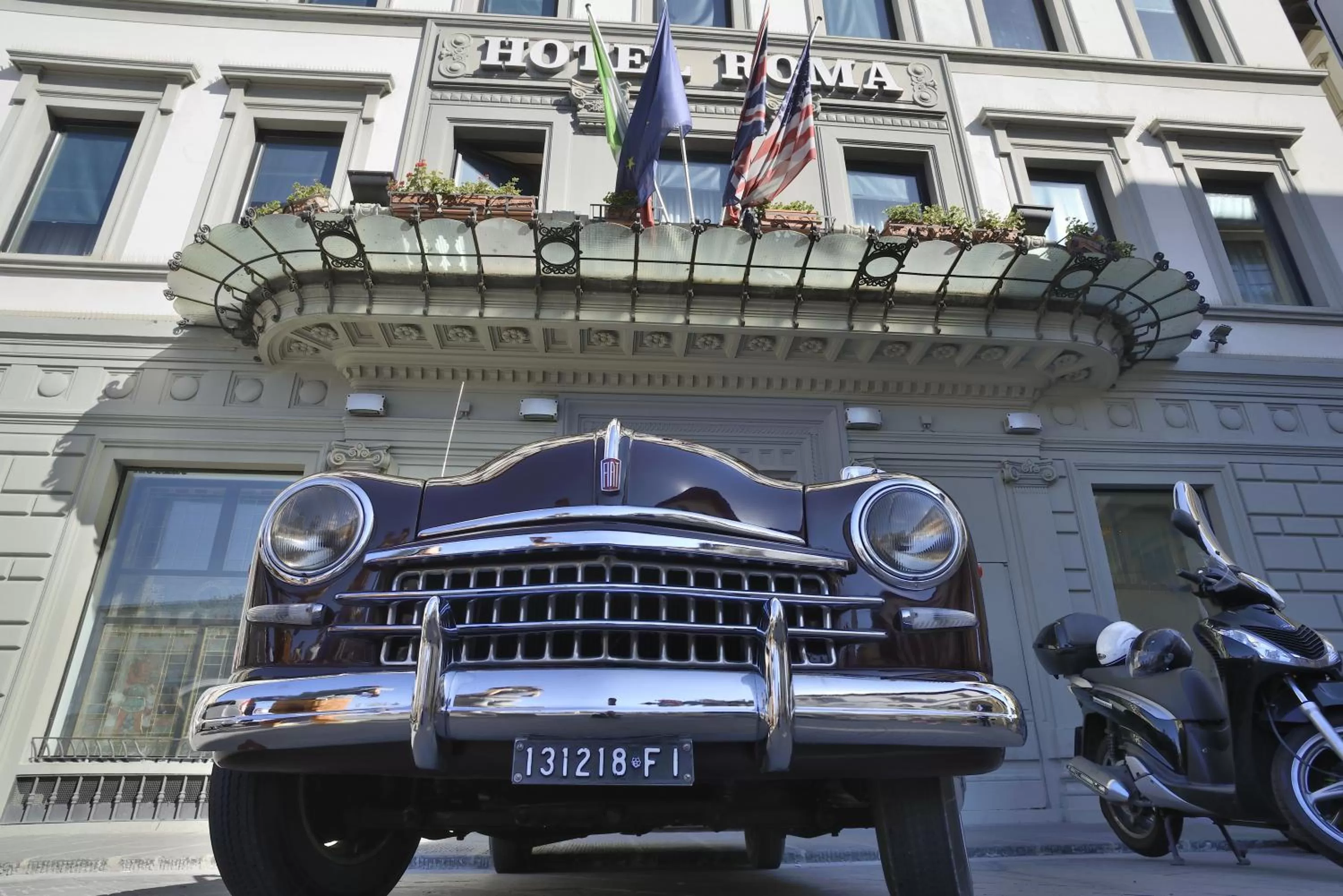 Facade/entrance in Hotel Roma