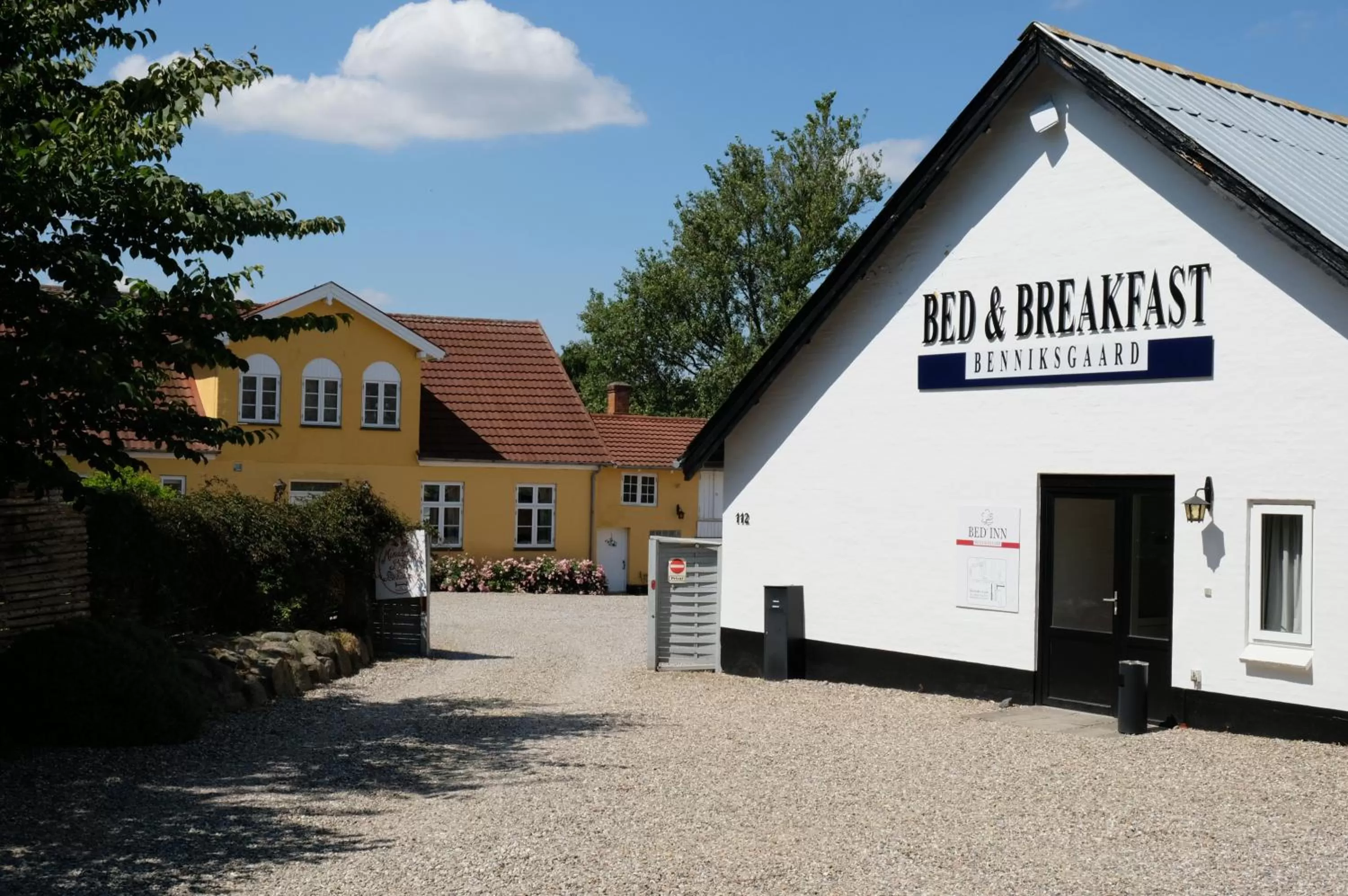 Facade/entrance in Benniksgaard Bed & Breakfast