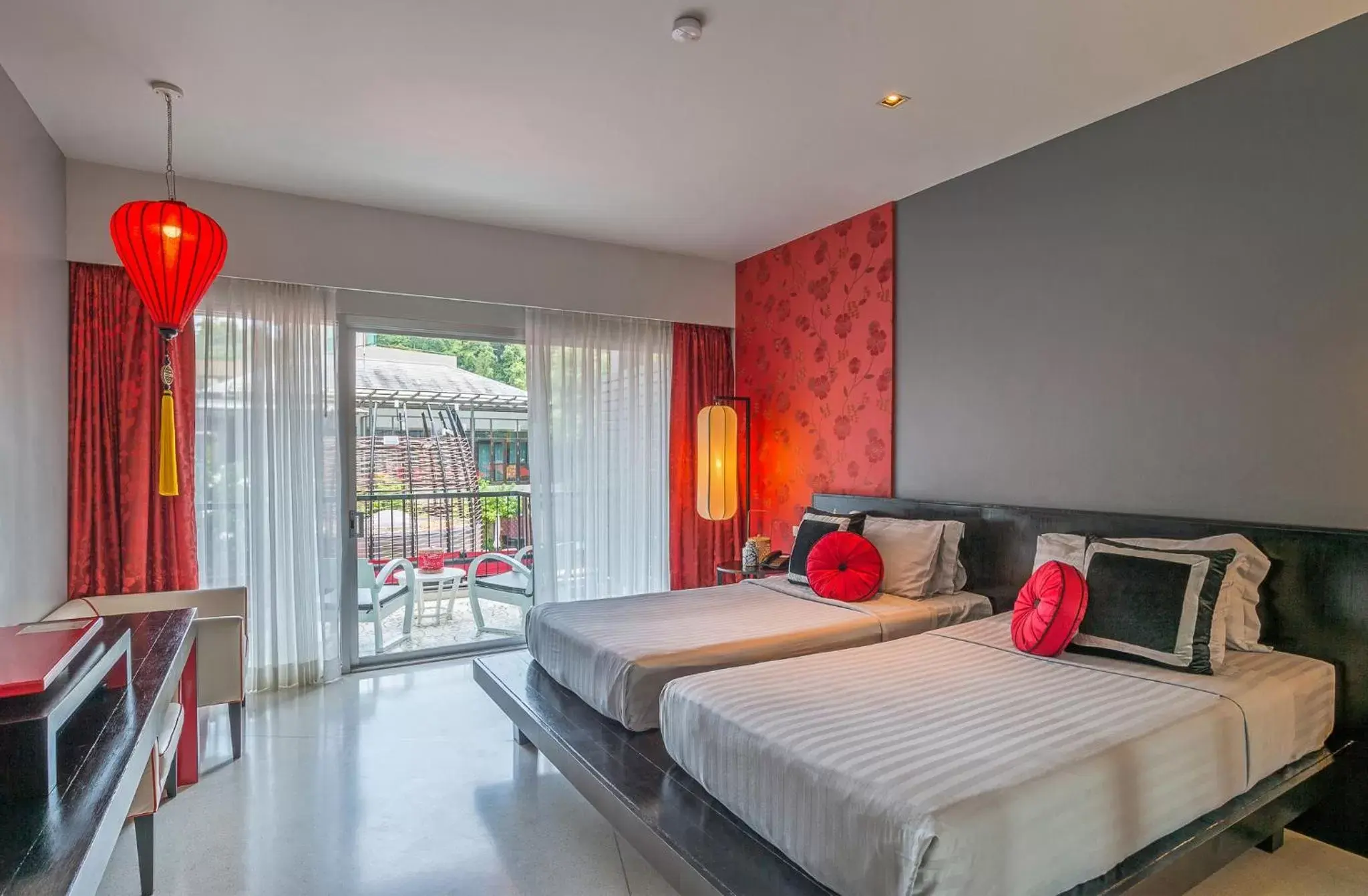 Photo of the whole room, Bed in Red Ginger Chic Resort - SHA Extra Plus