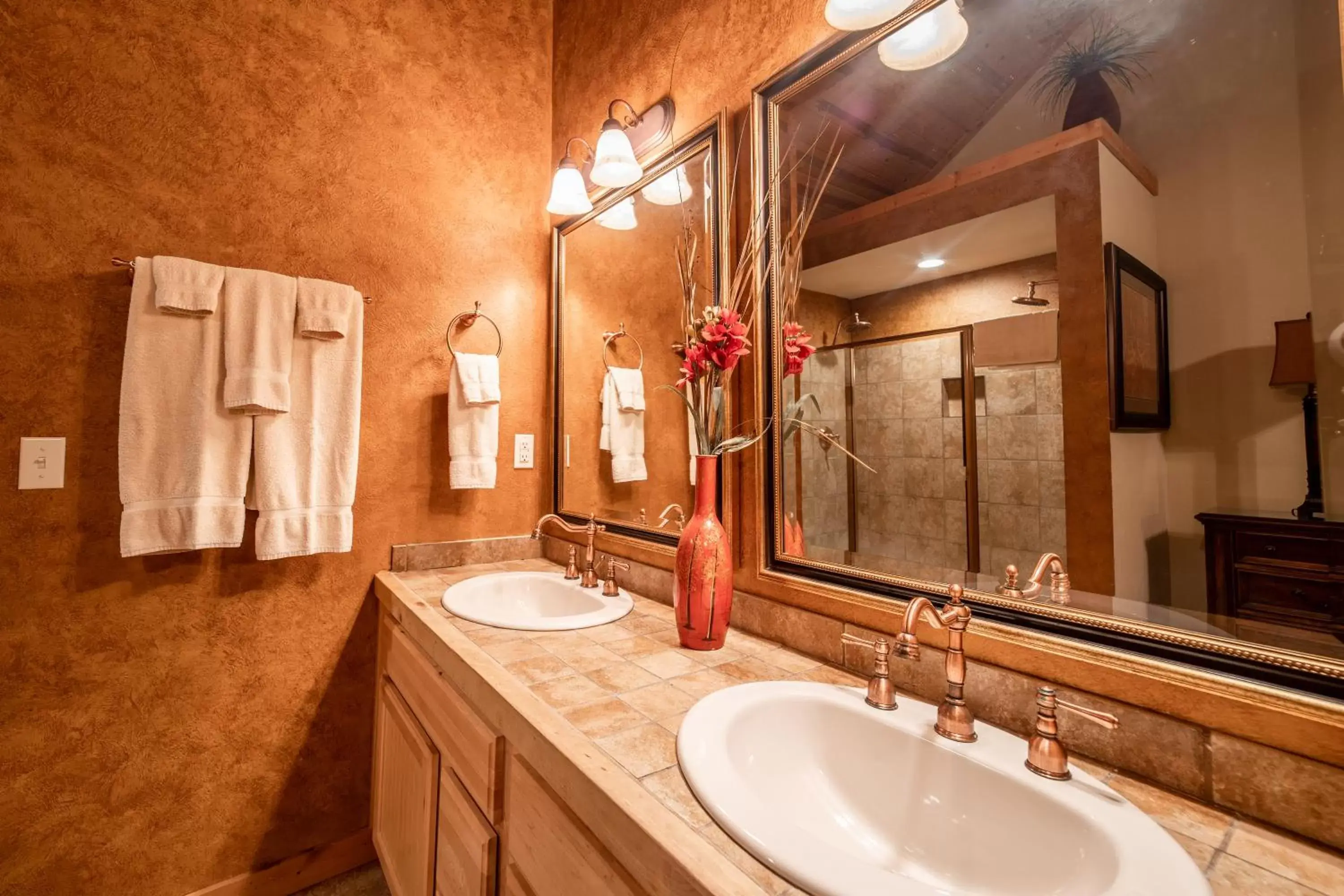 Bathroom in Cabins at Grand Mountain