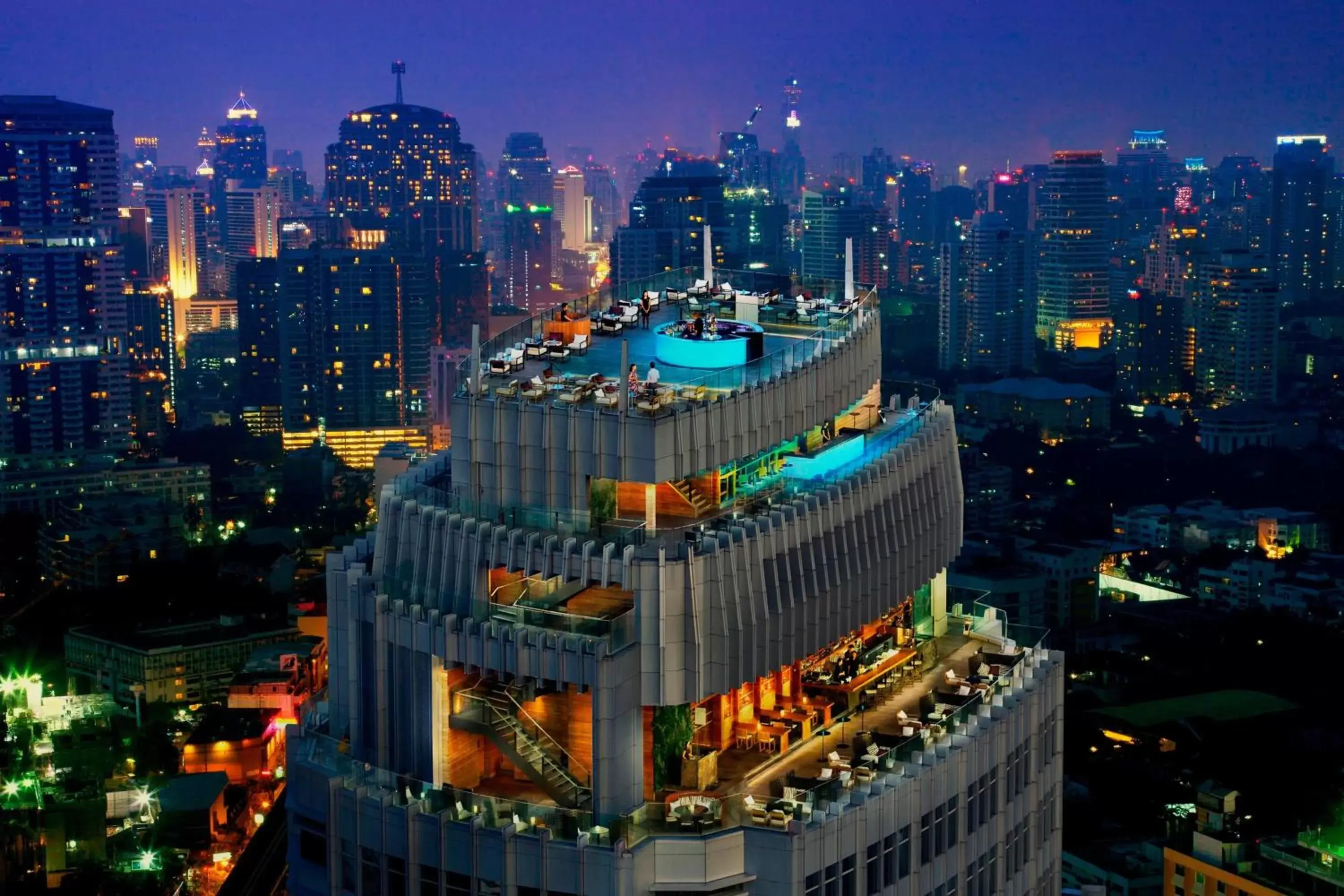 Lounge or bar, Bird's-eye View in Marriott Executive Apartments Bangkok, Sukhumvit Thonglor