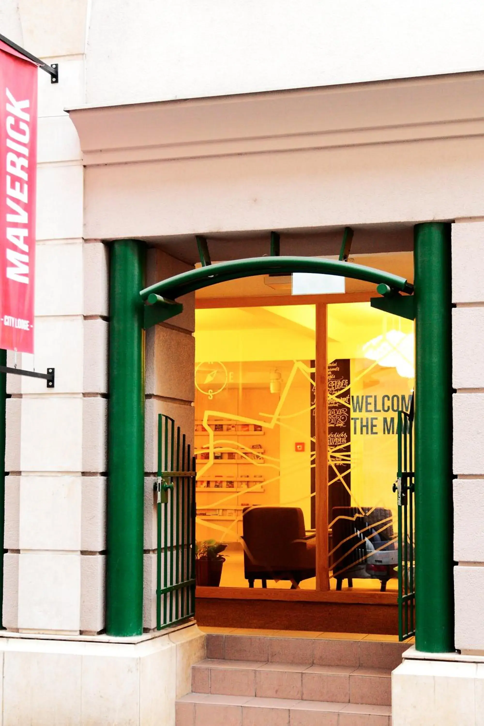 Facade/entrance in Maverick Budapest Soho Facade/entrance in Maverick Budapest Soho