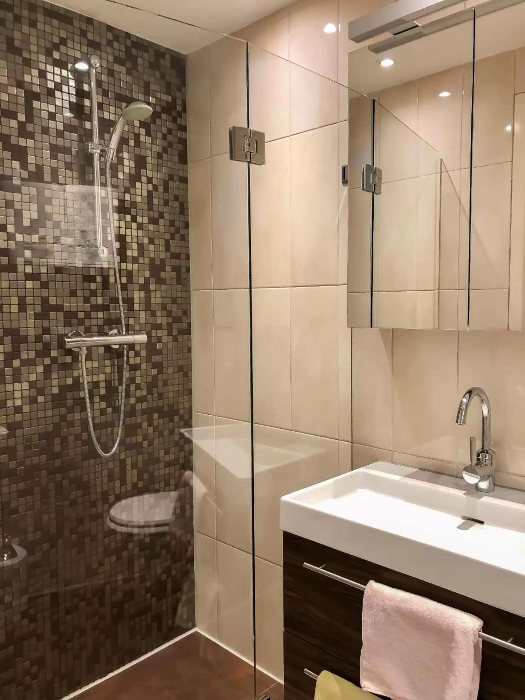 Shower, Bathroom in Jupiter Hotel