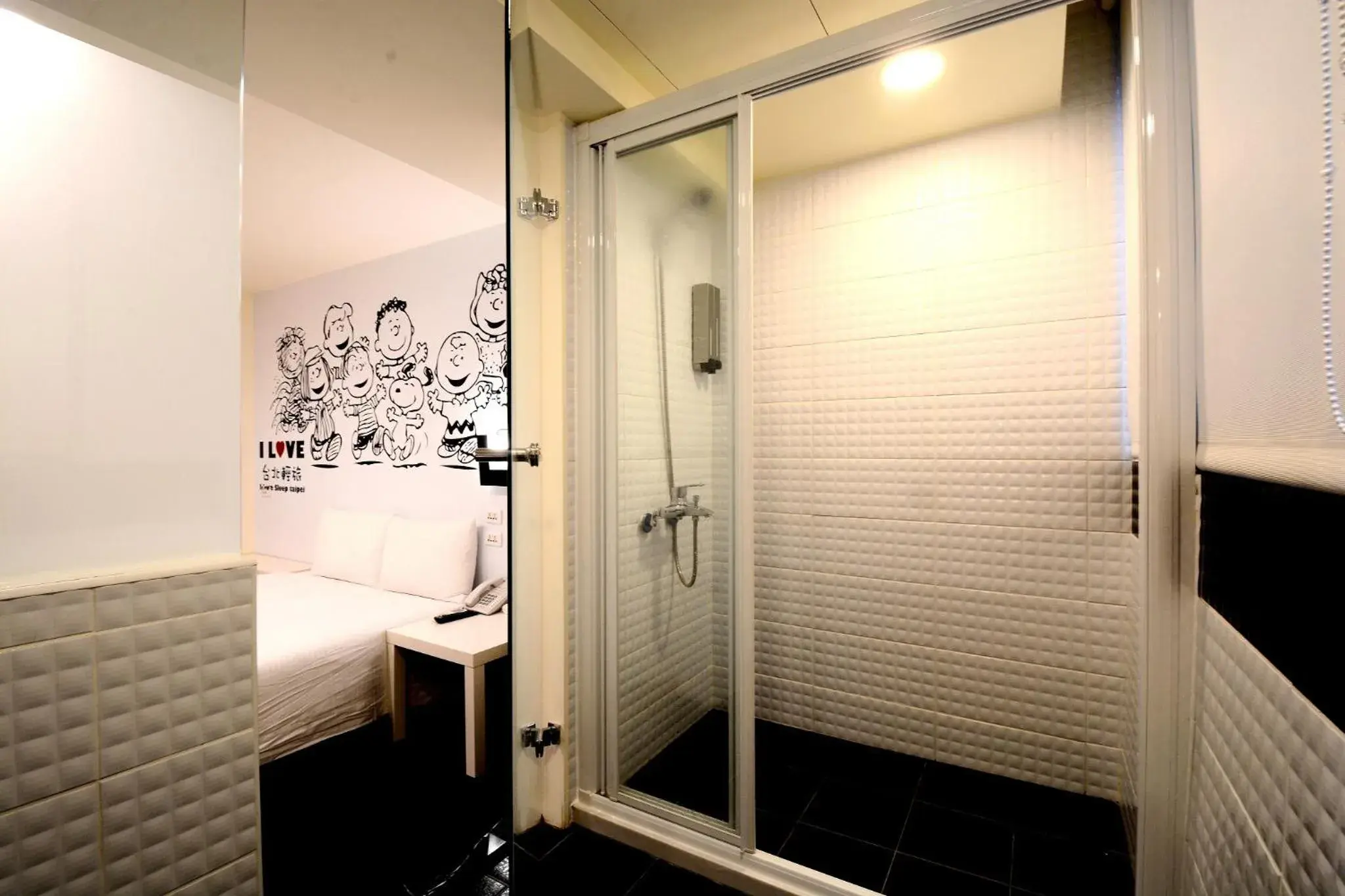 Decorative detail, Bathroom in Sleep Taipei Hostel & Hotel