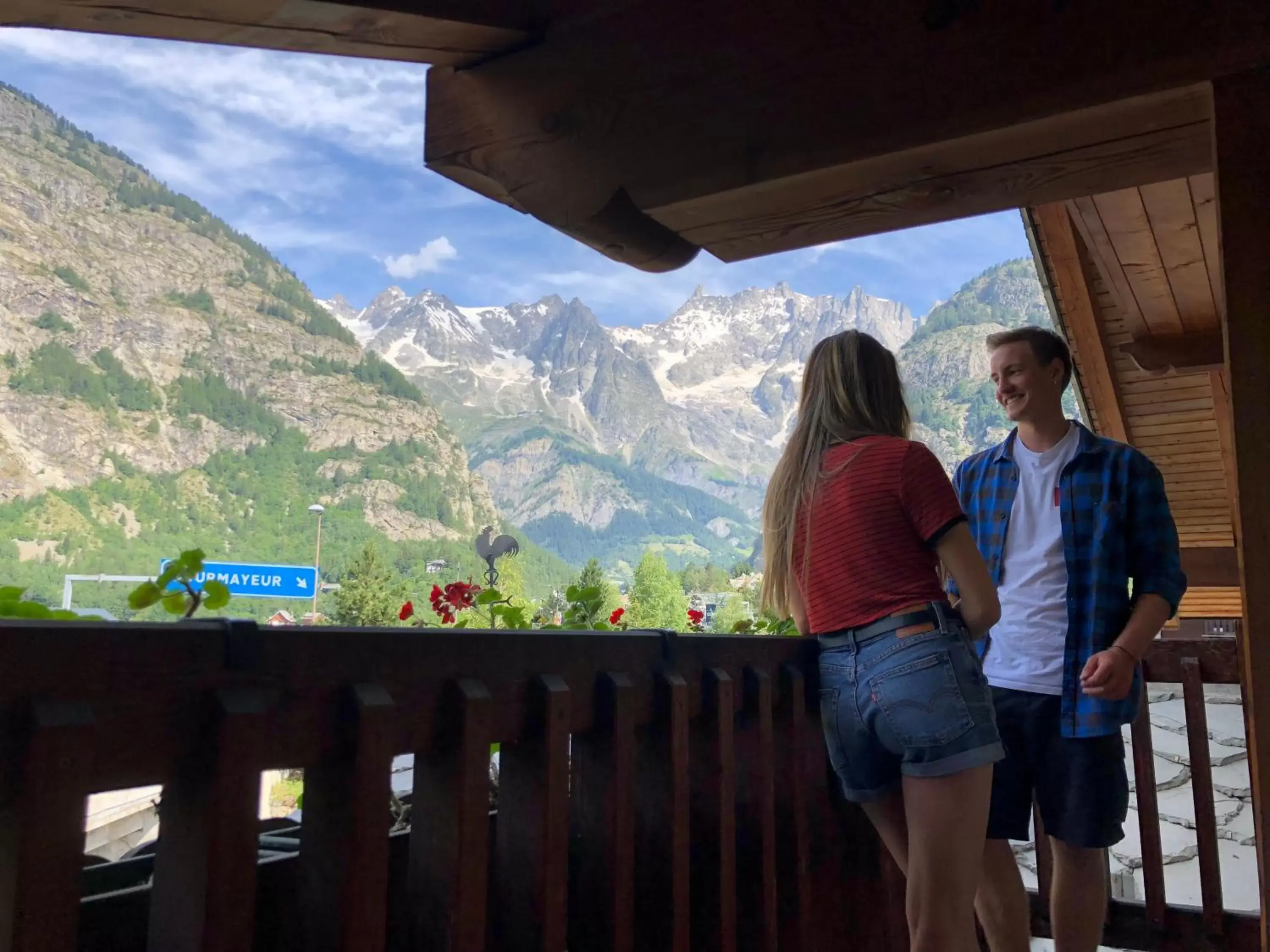 People, Mountain View in Hotel Walser Courmayeur