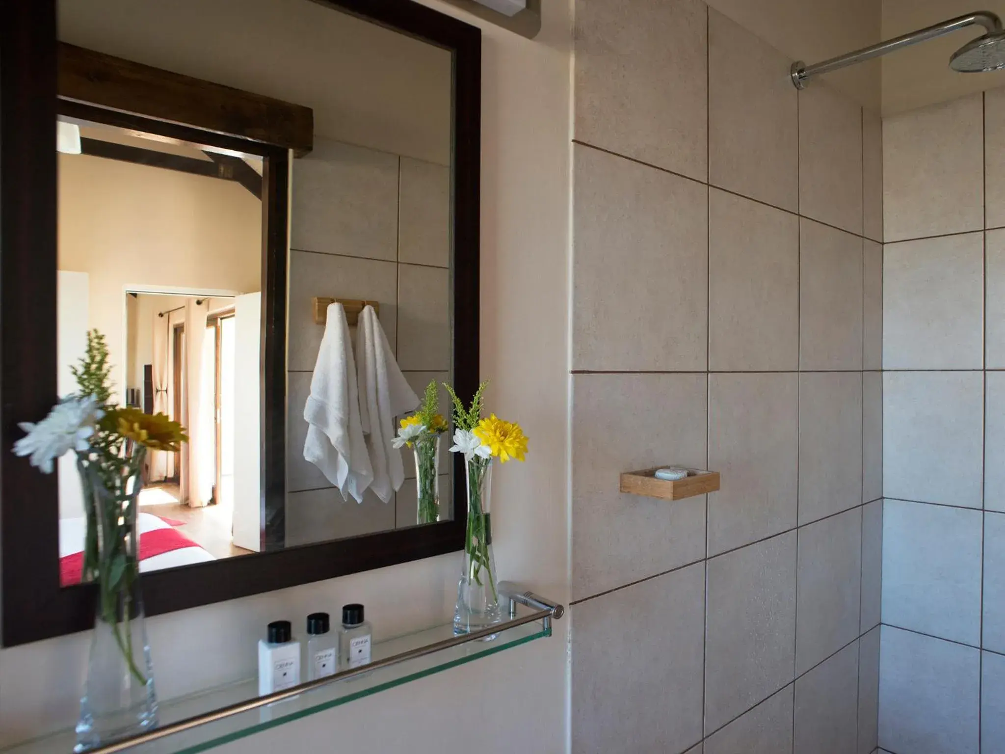 Shower, Bathroom in Wild Clover Cottages