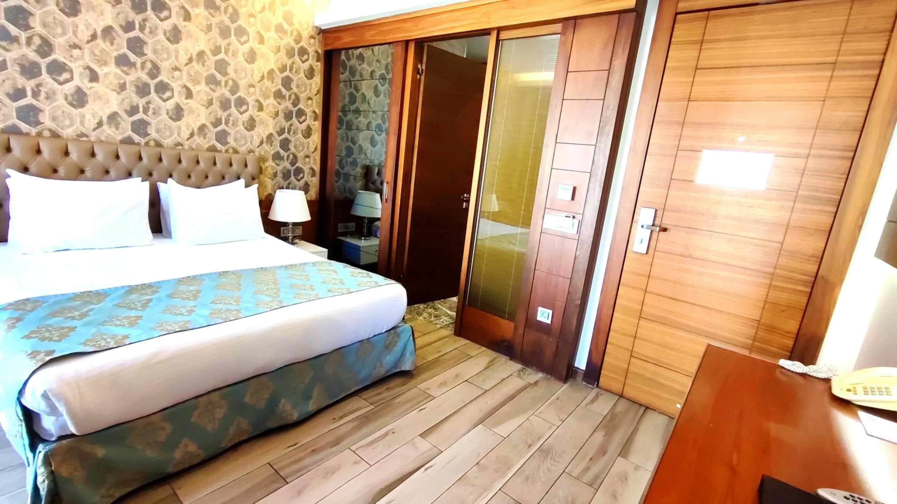 Bed in Old Port Hotel