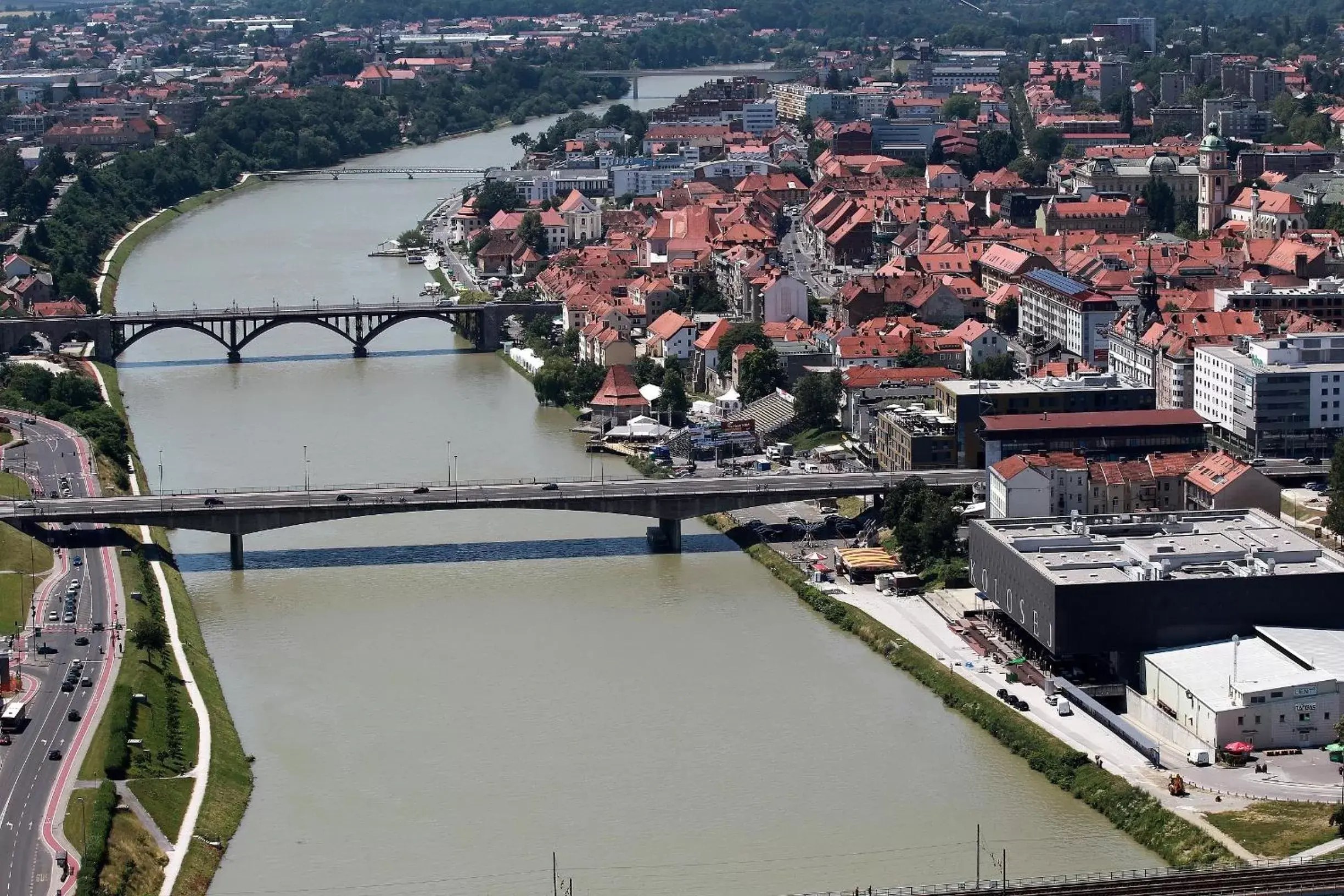 Bird's eye view, Bird's-eye View in Hotel City Maribor