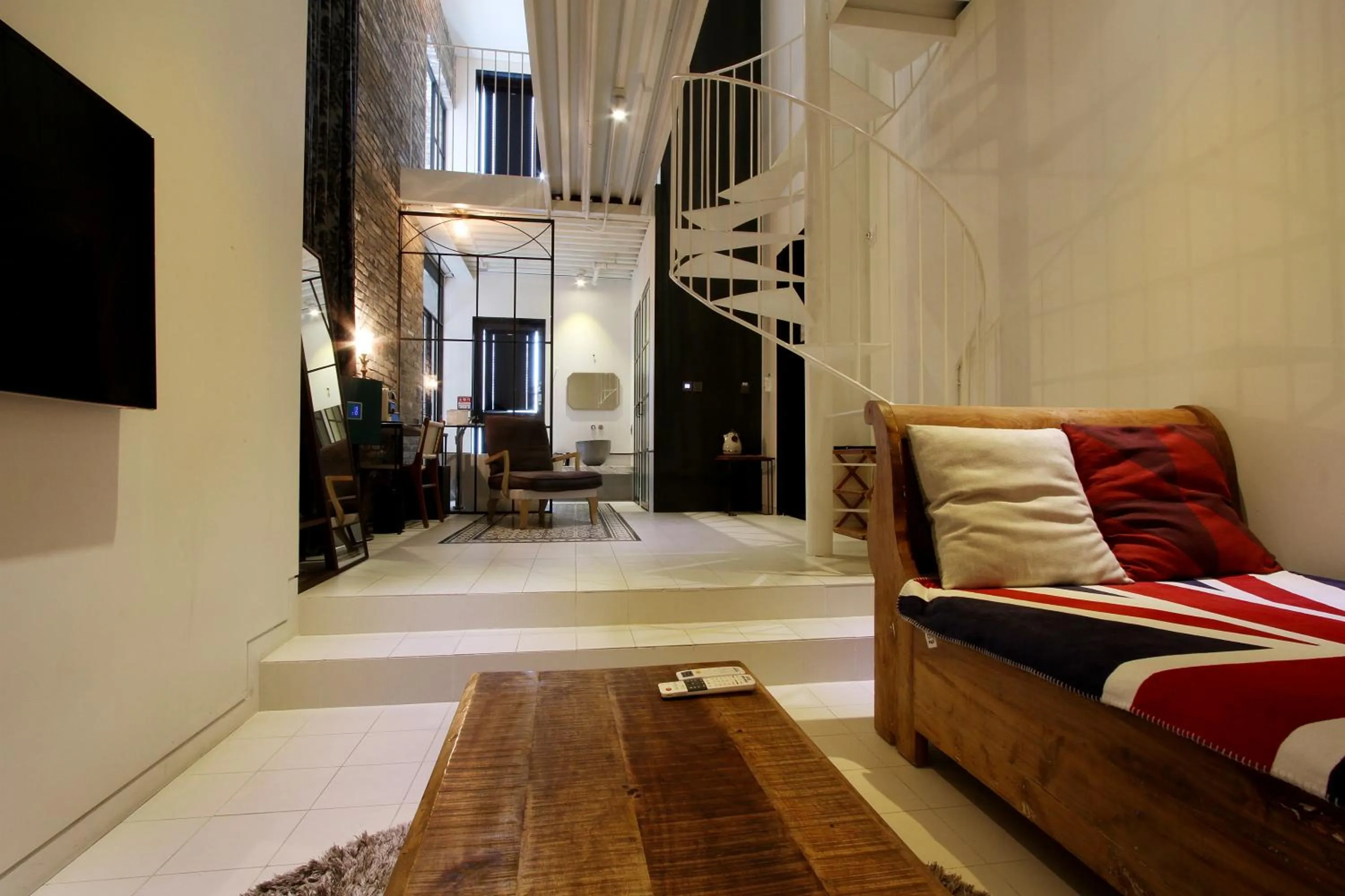 Seating area in Boutique Hotel Loft