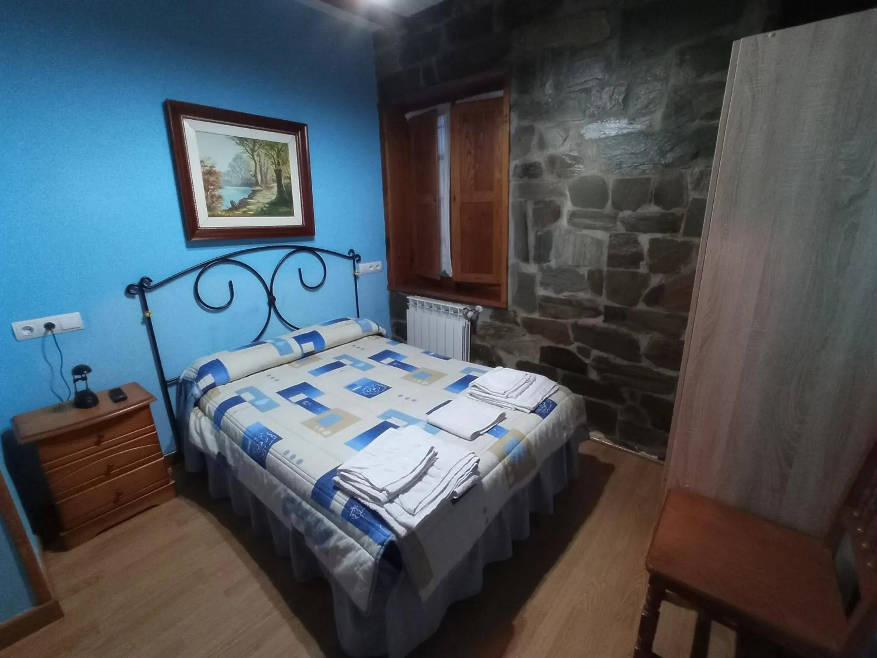Bed in Hotel Rural Camino Medulas
