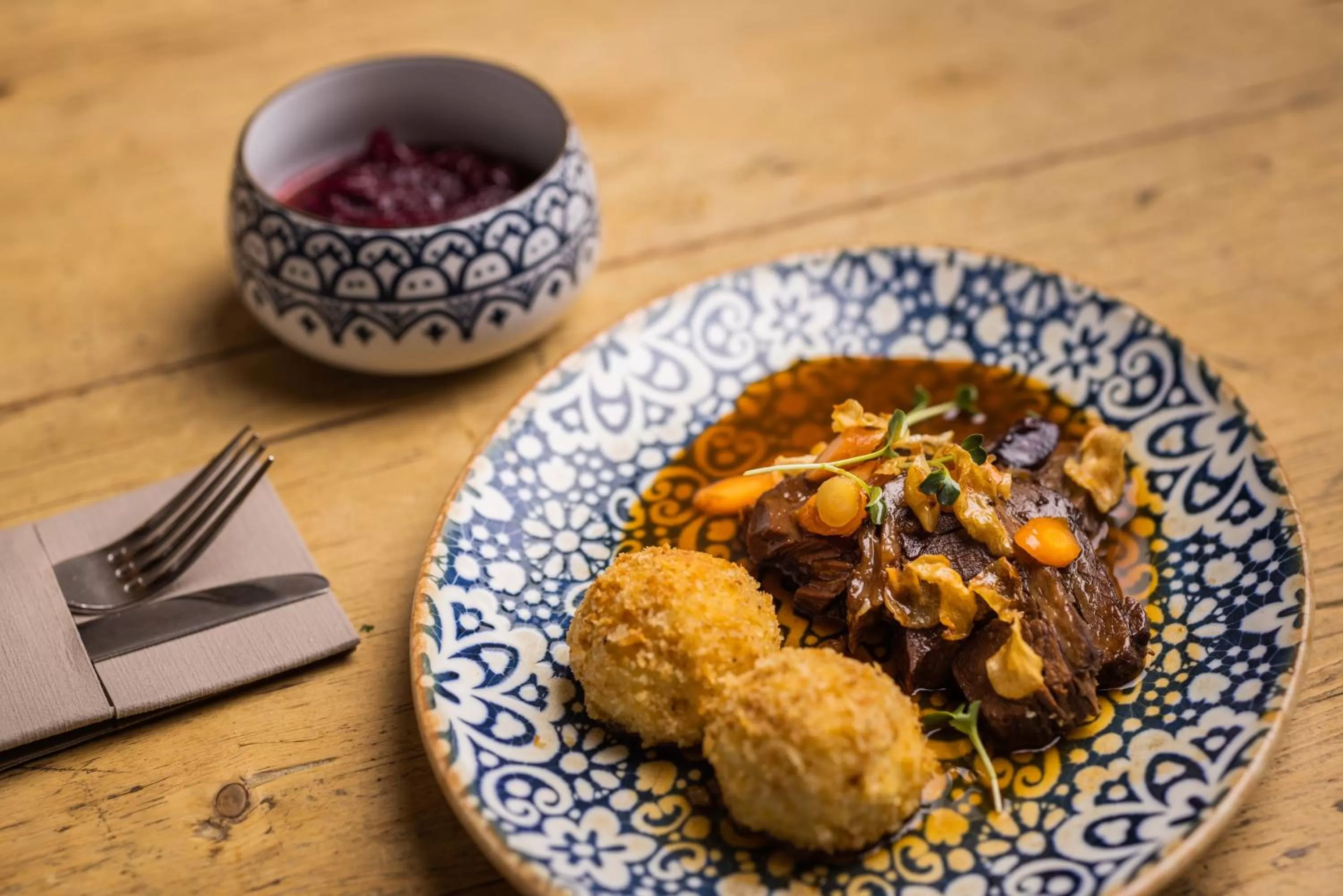 Food close-up in Small Luxury Hotel Goldgasse