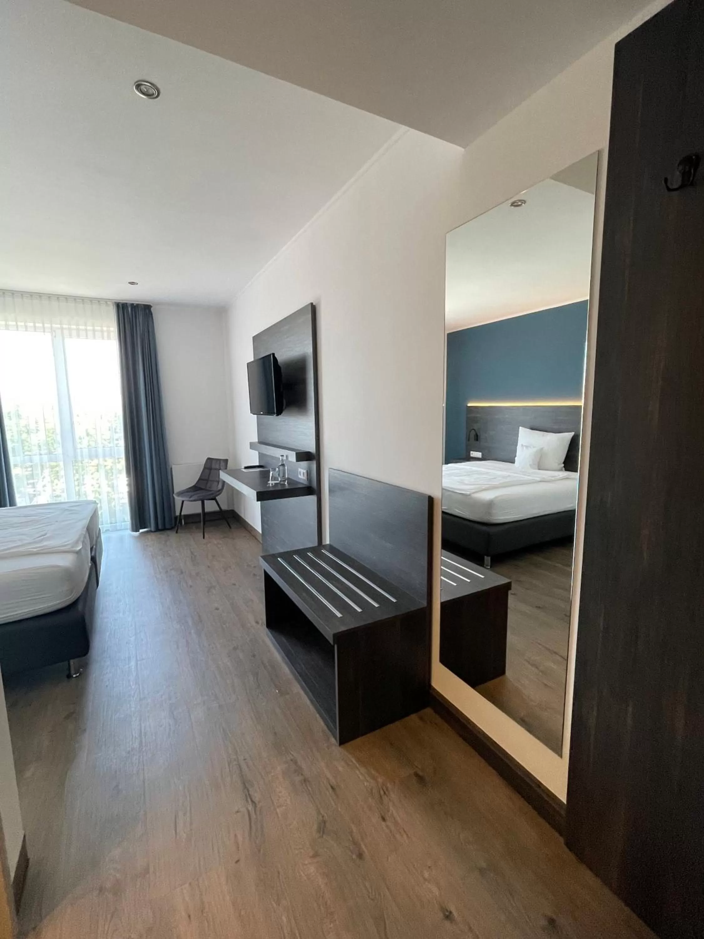 Photo of the whole room, Bed in AiREA Hotel