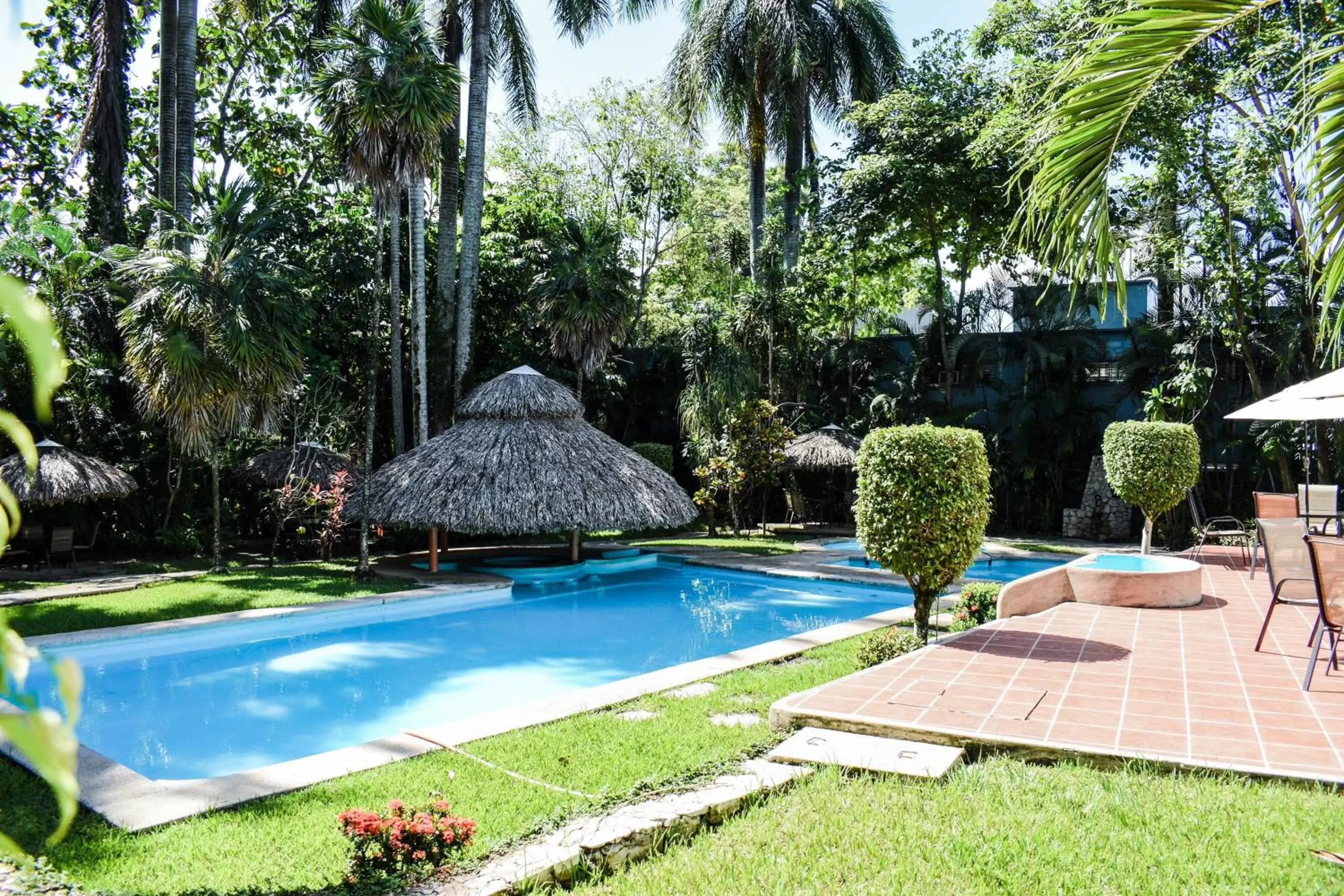 Swimming Pool in Hotel Maya Palenque