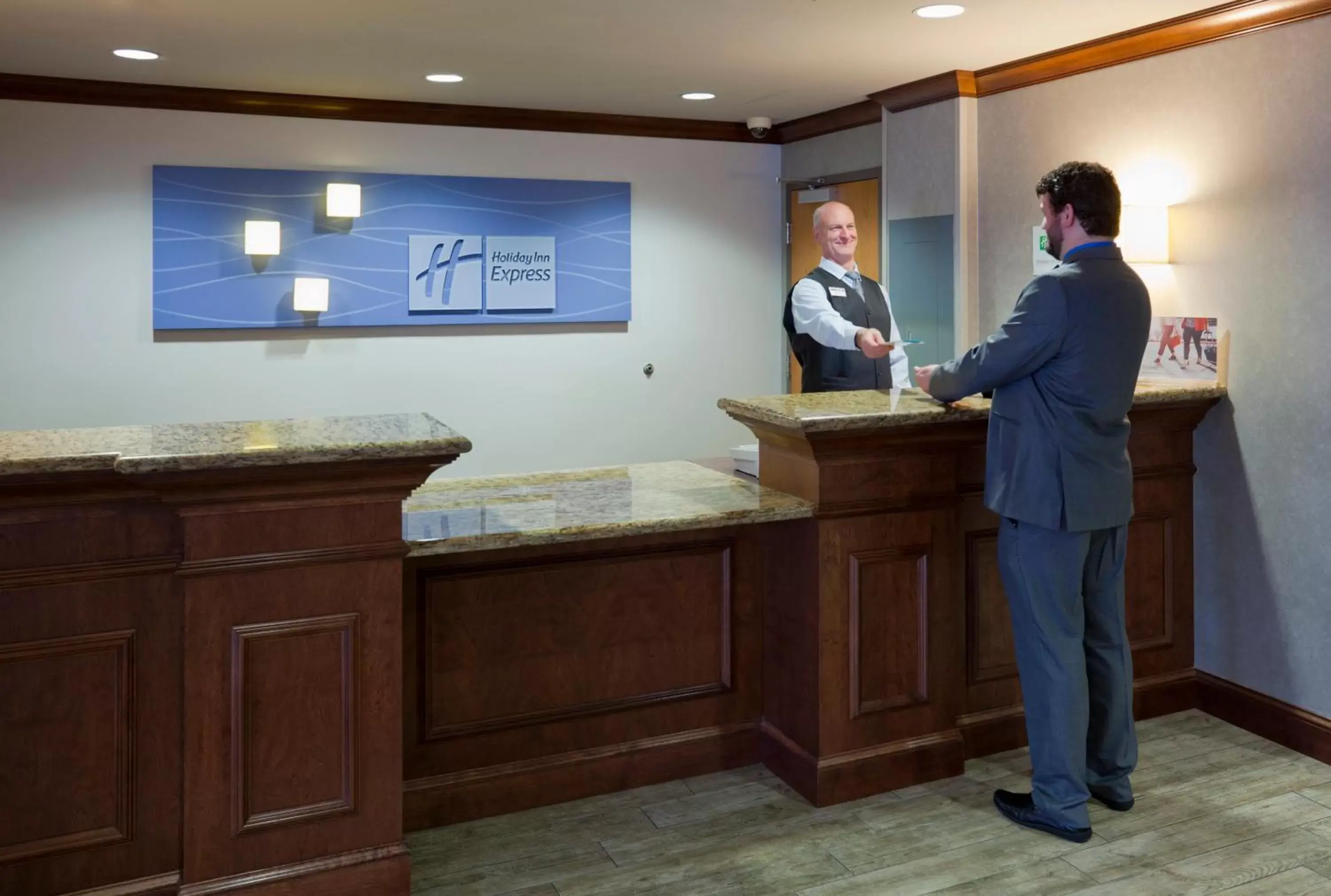 Property building, Lobby/Reception in Holiday Inn Express & Suites Bloomington West, an IHG Hotel