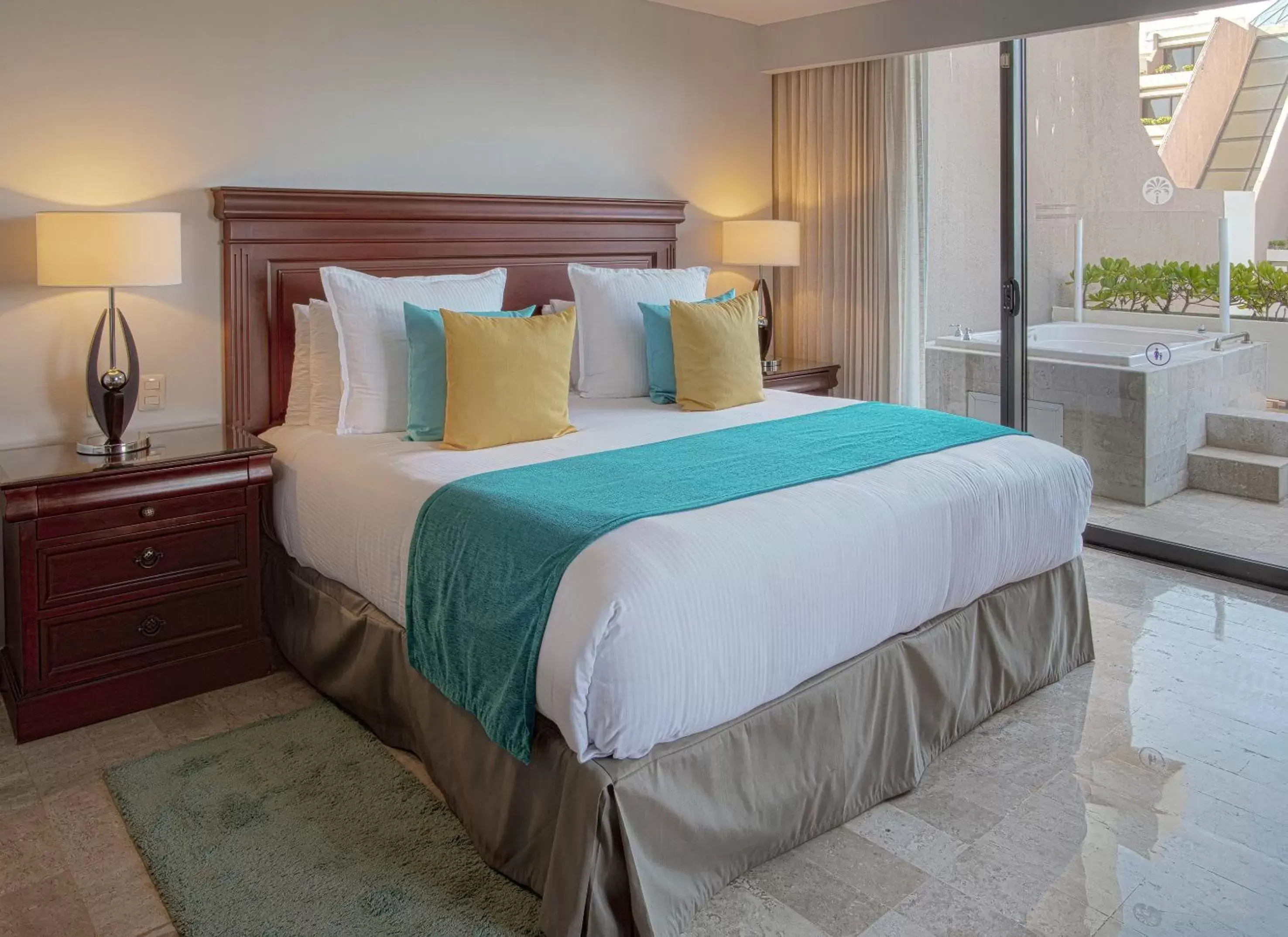 Bed in Paradisus Cancun All Inclusive