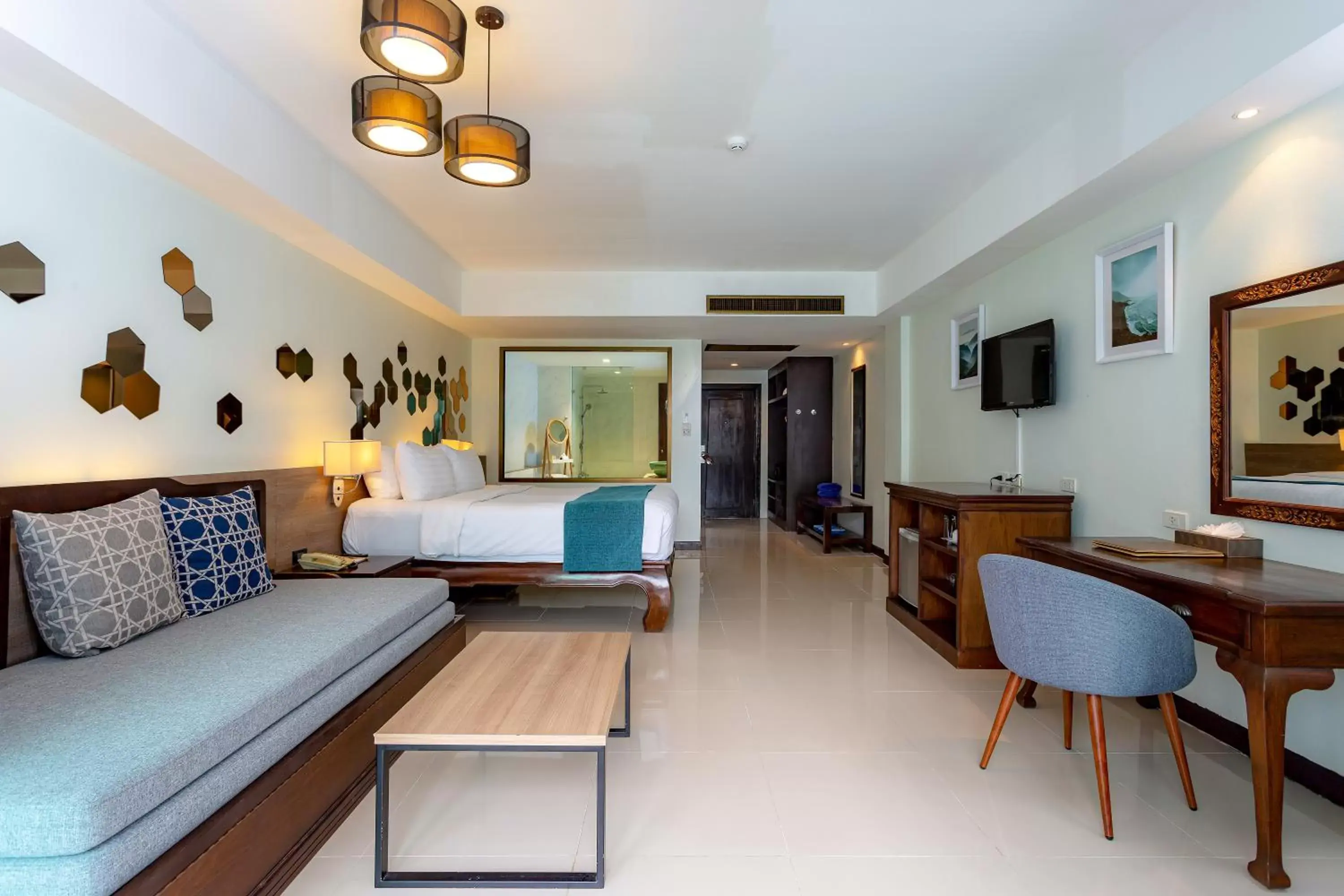 Bed in Khaolak Emerald Surf Beach Resort and Spa - SHA Extra Plus