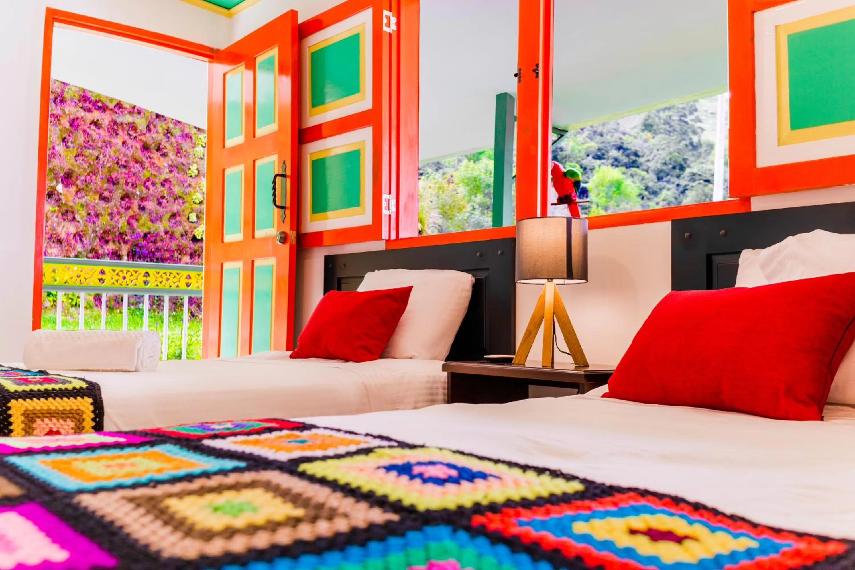 Photo of the whole room, Bed in Hotel Mirador de Boquia Salento