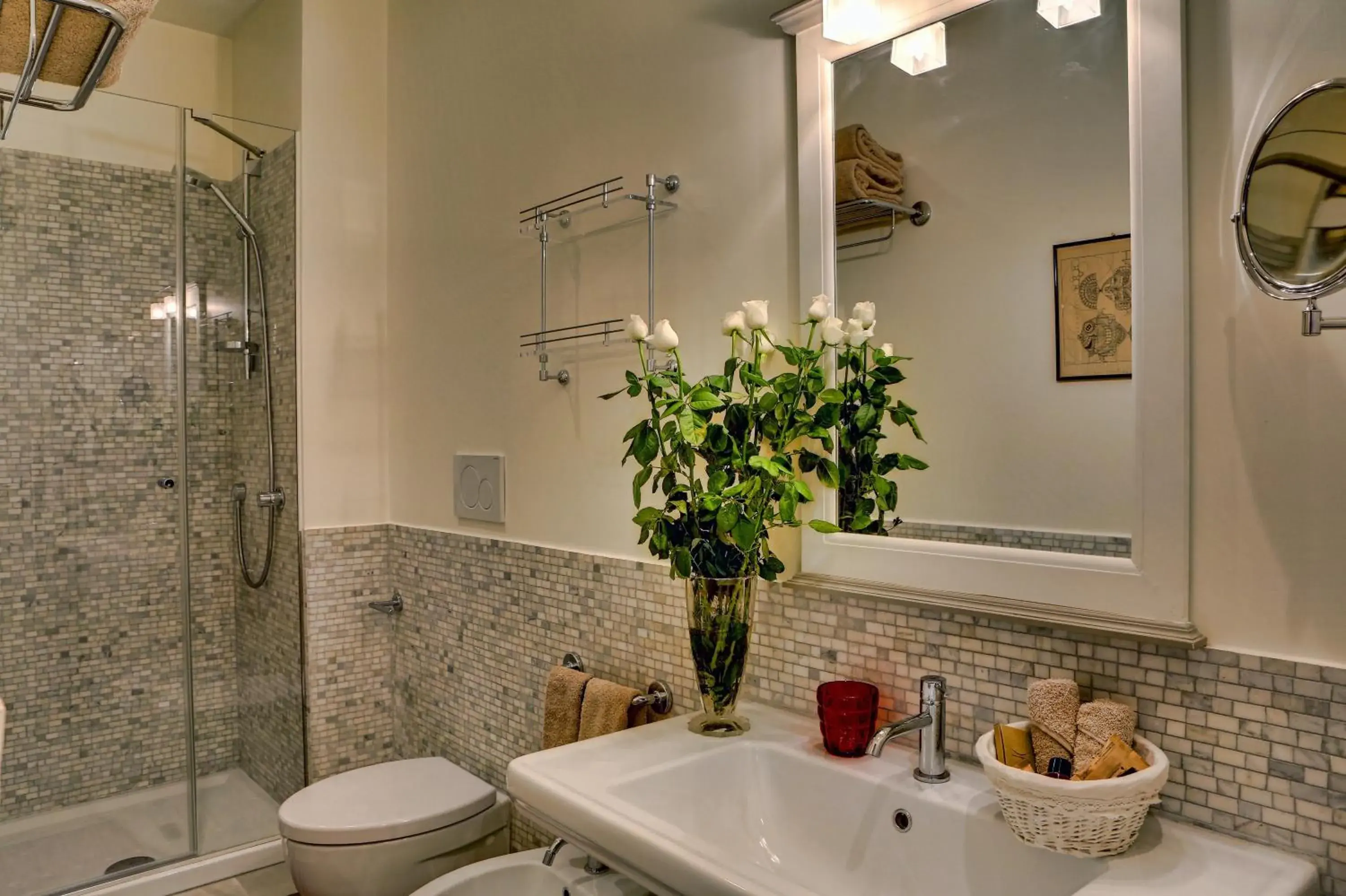 Shower, Bathroom in Casa Sotgiu Guest House