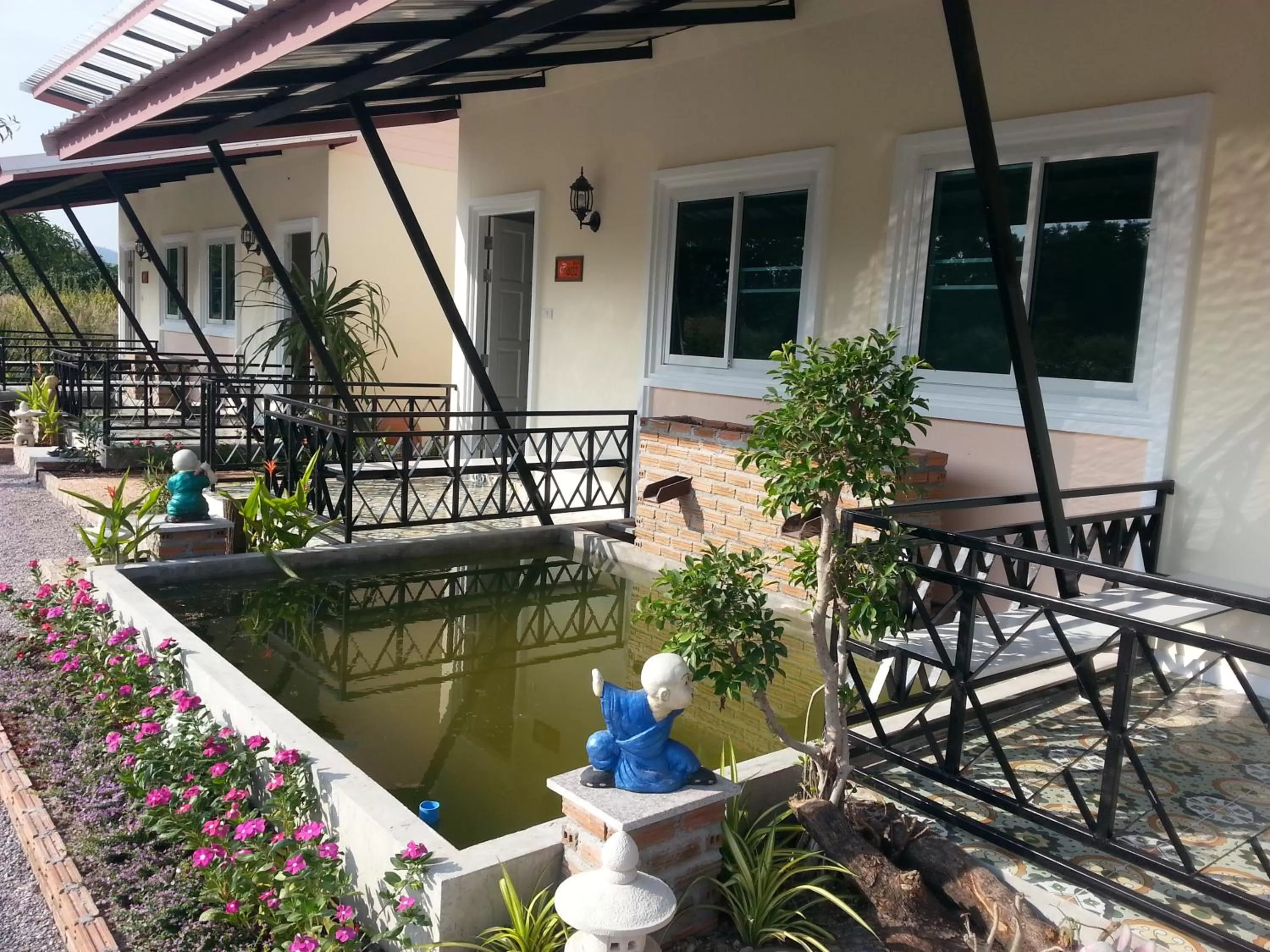 Facade/entrance in Fancy Carp Resort