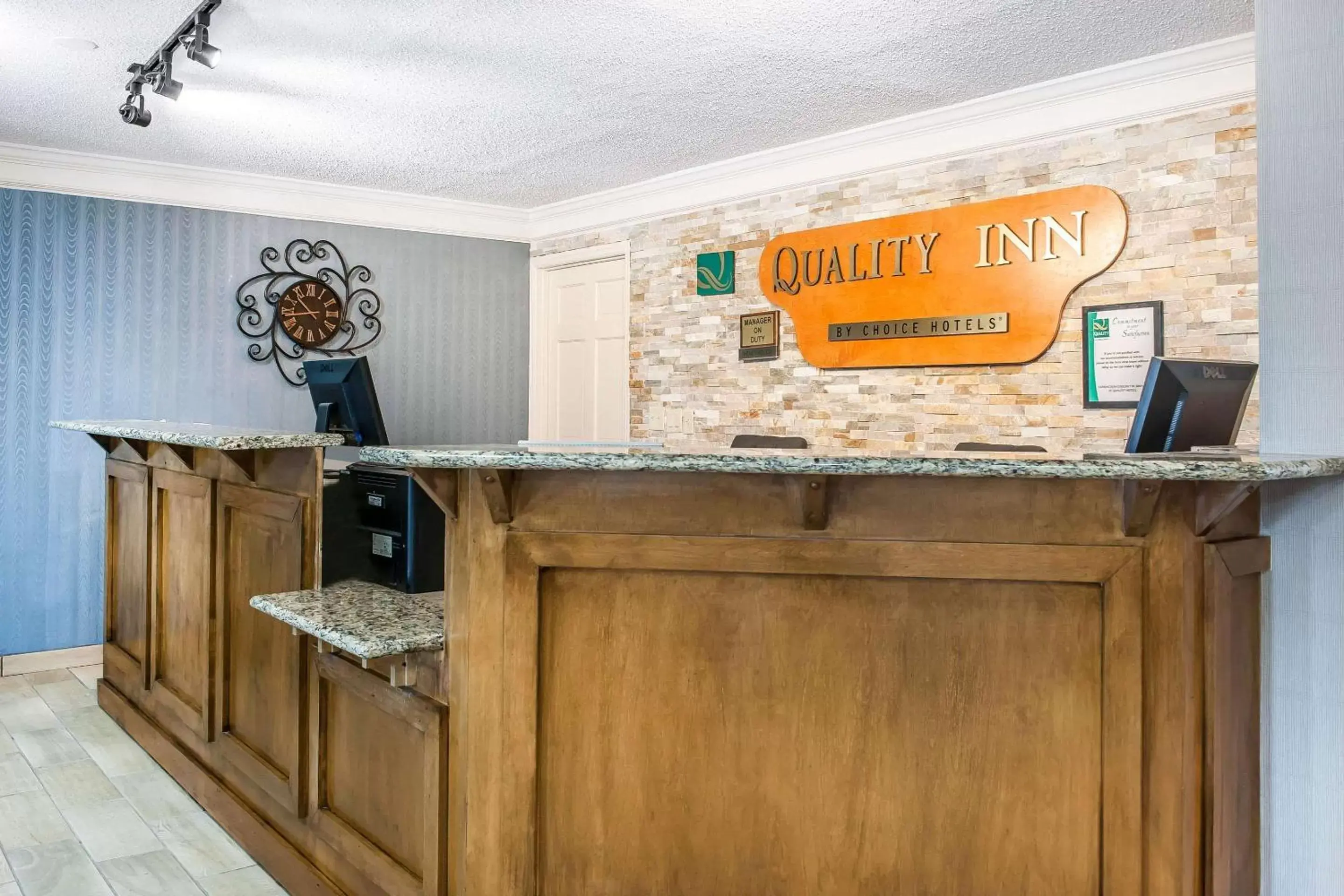 Lobby or reception in Quality Inn Lobby or reception in Quality Inn