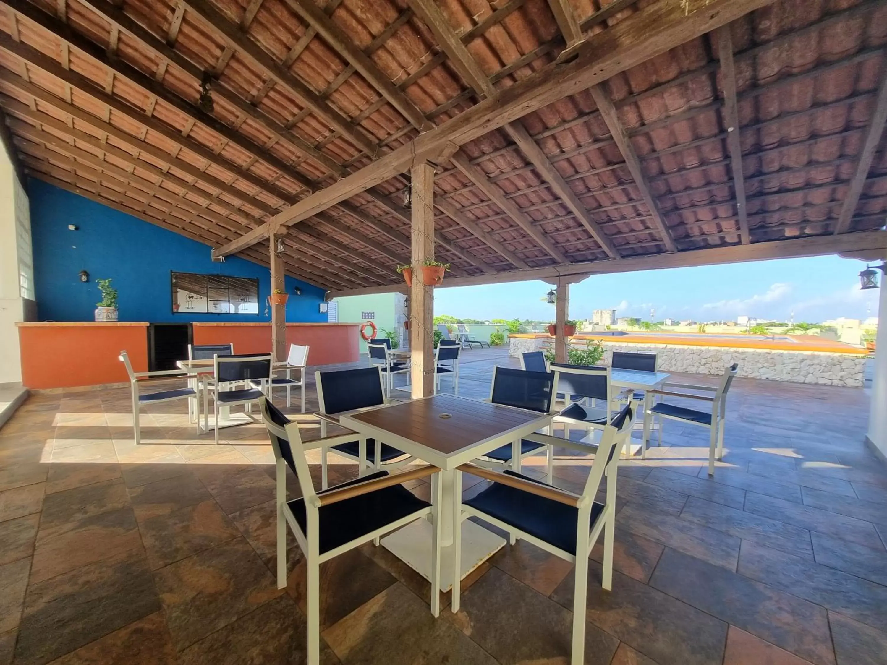 Seating area in Hotel Plaza Cozumel