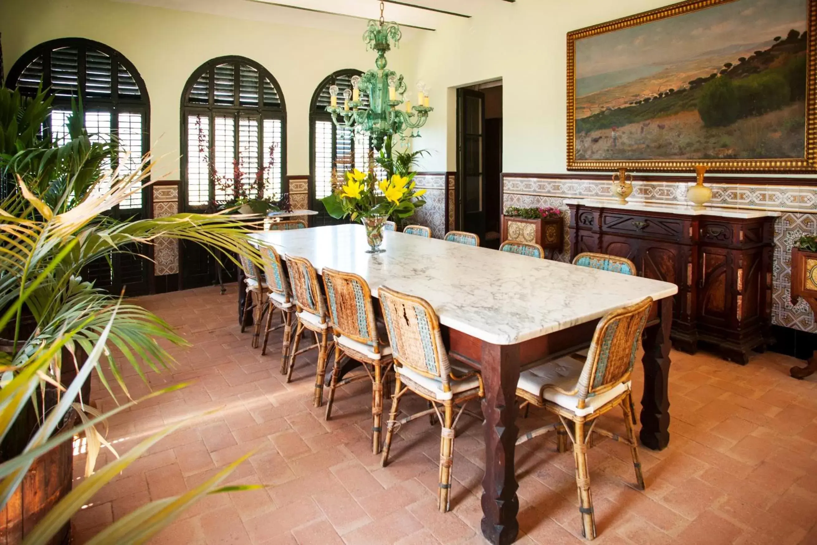 Dining area in B&B Can Casadella