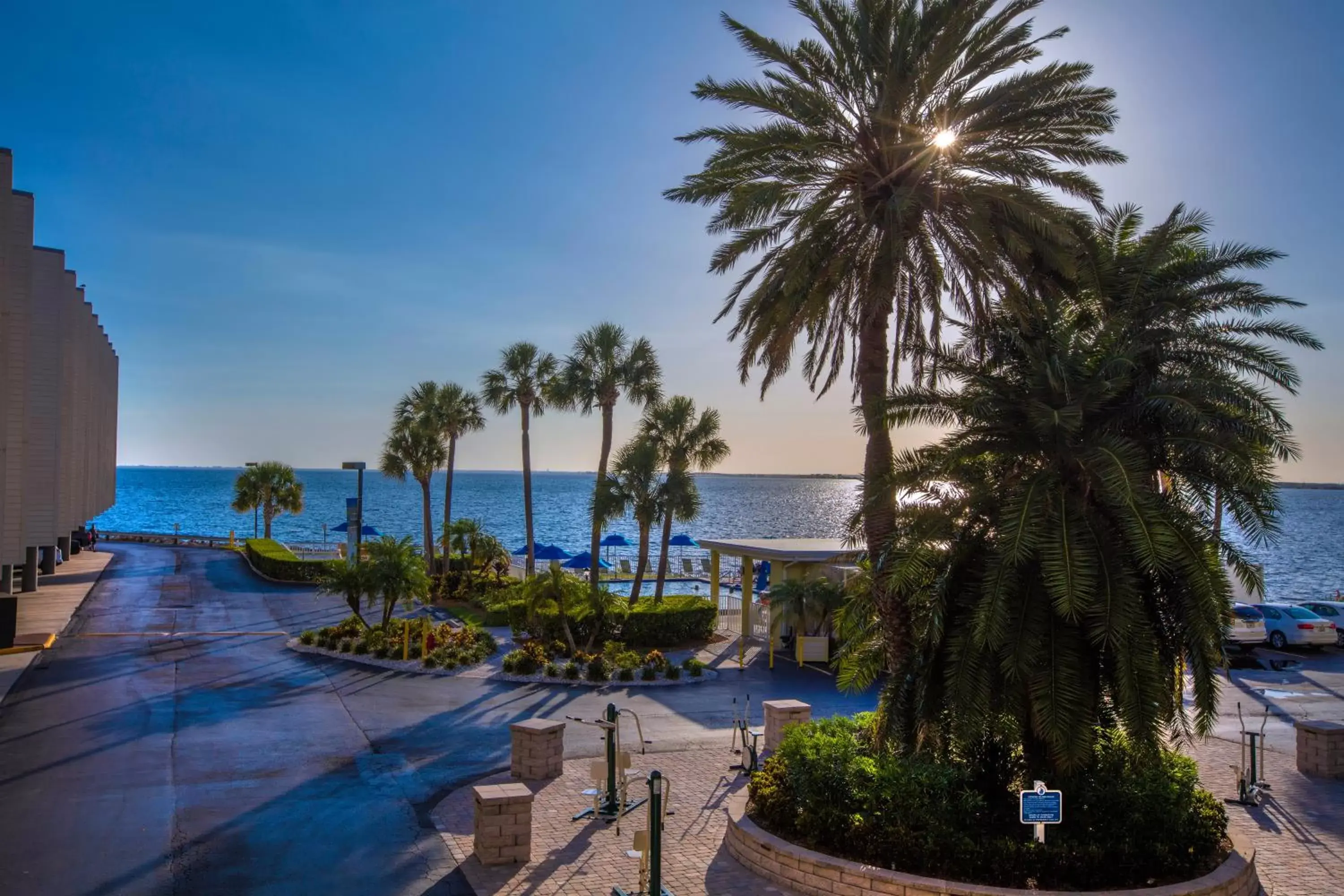 Pool view, Sunrise/Sunset in Sailport Waterfront Suites